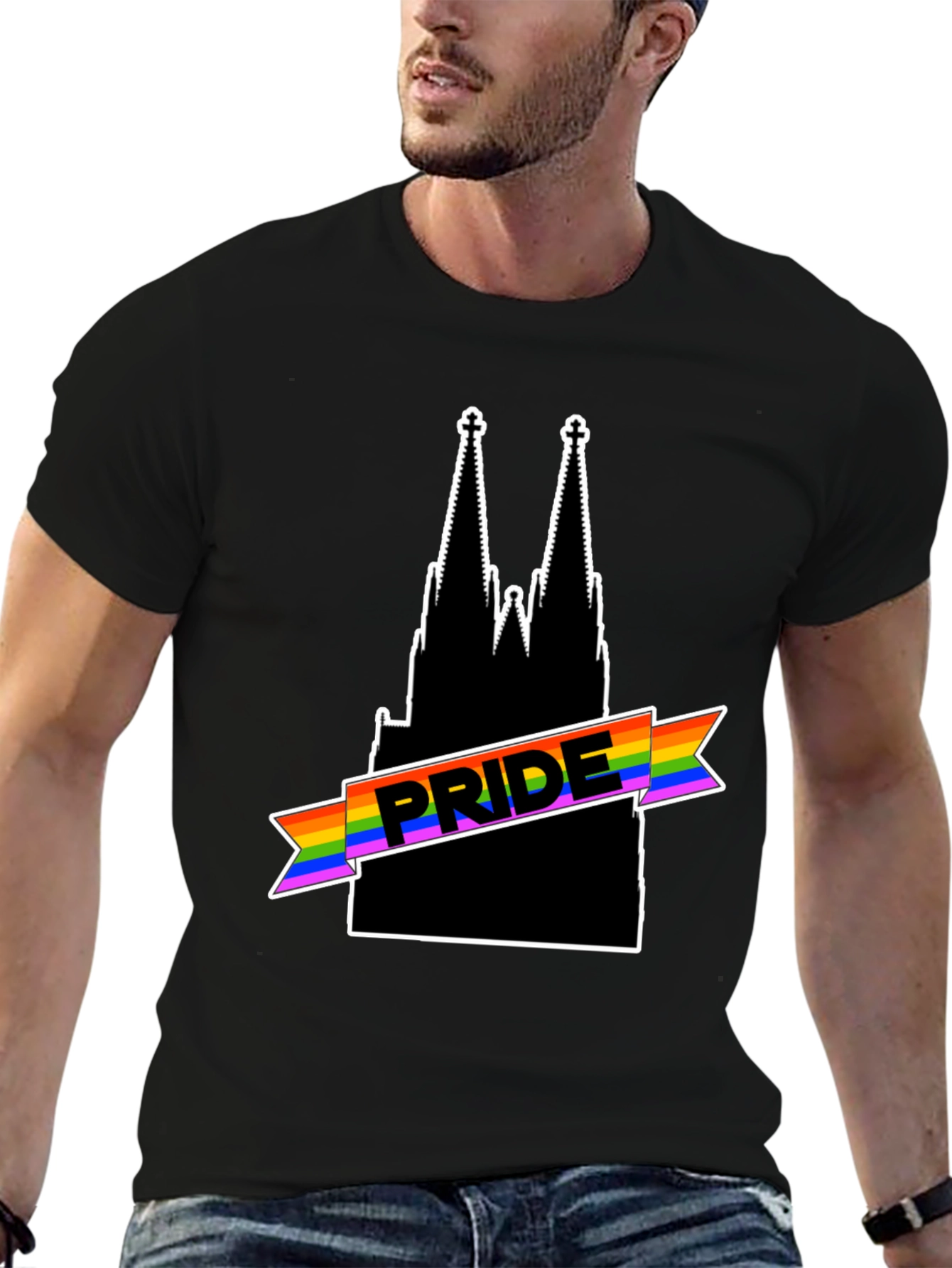 Pride Cologne Cathedral T-Shirt - Black