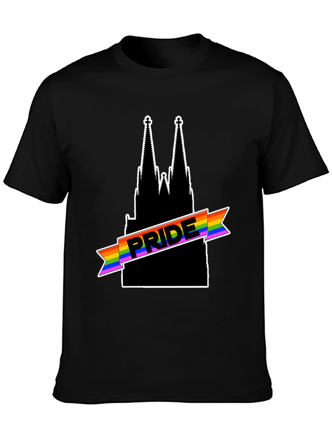 Pride Cologne Cathedral T-Shirt - Black