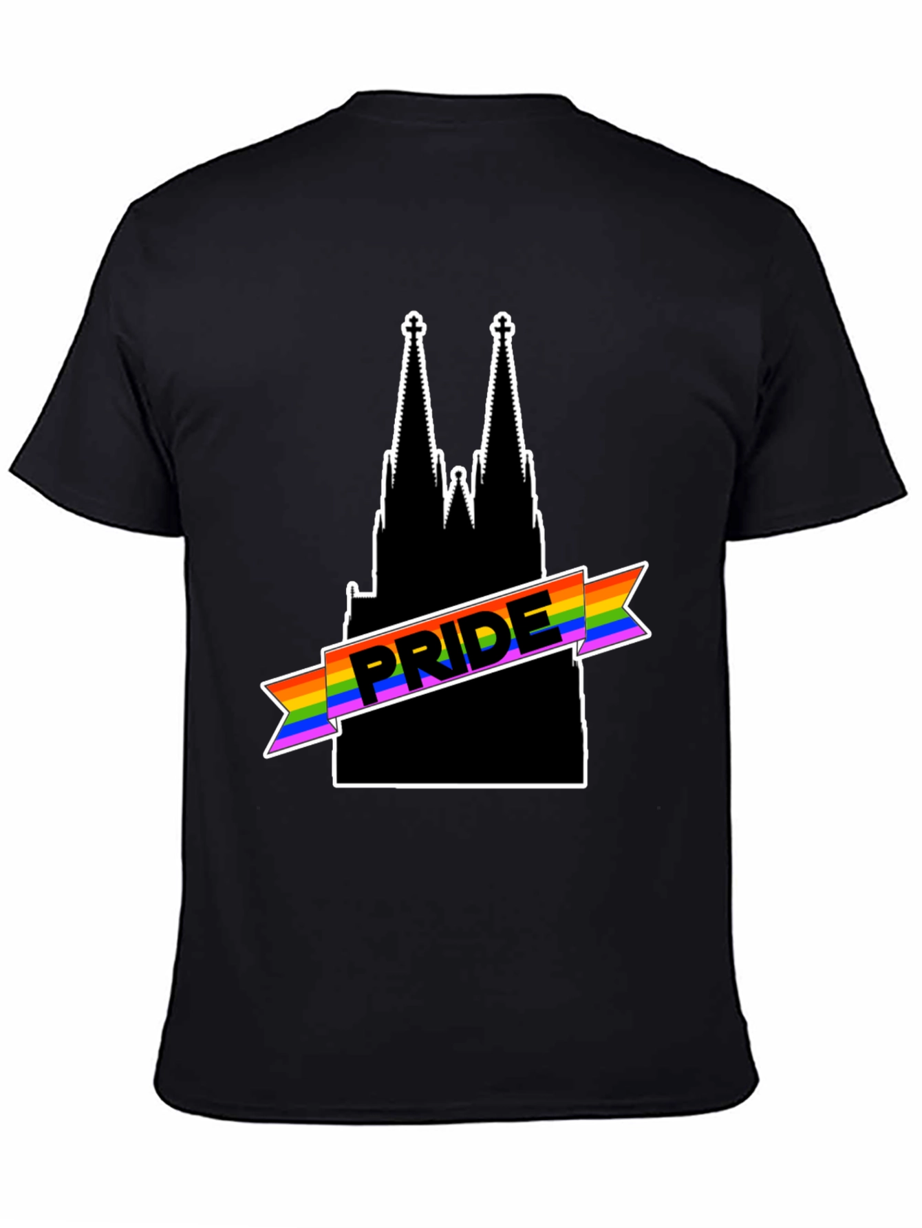 Pride Cologne Cathedral T-Shirt - Black