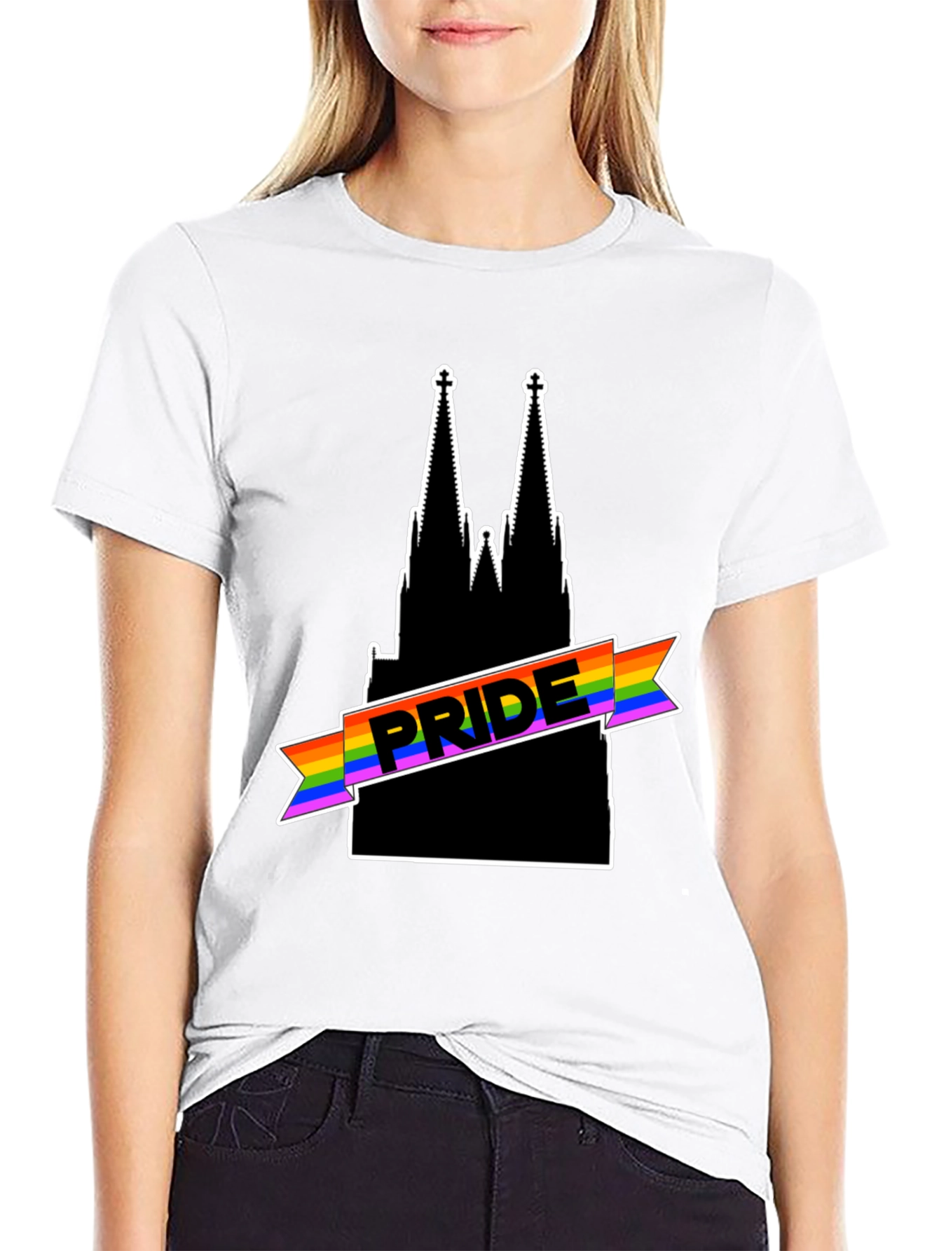 Pride Cologne Cathedral T-Shirt - Black