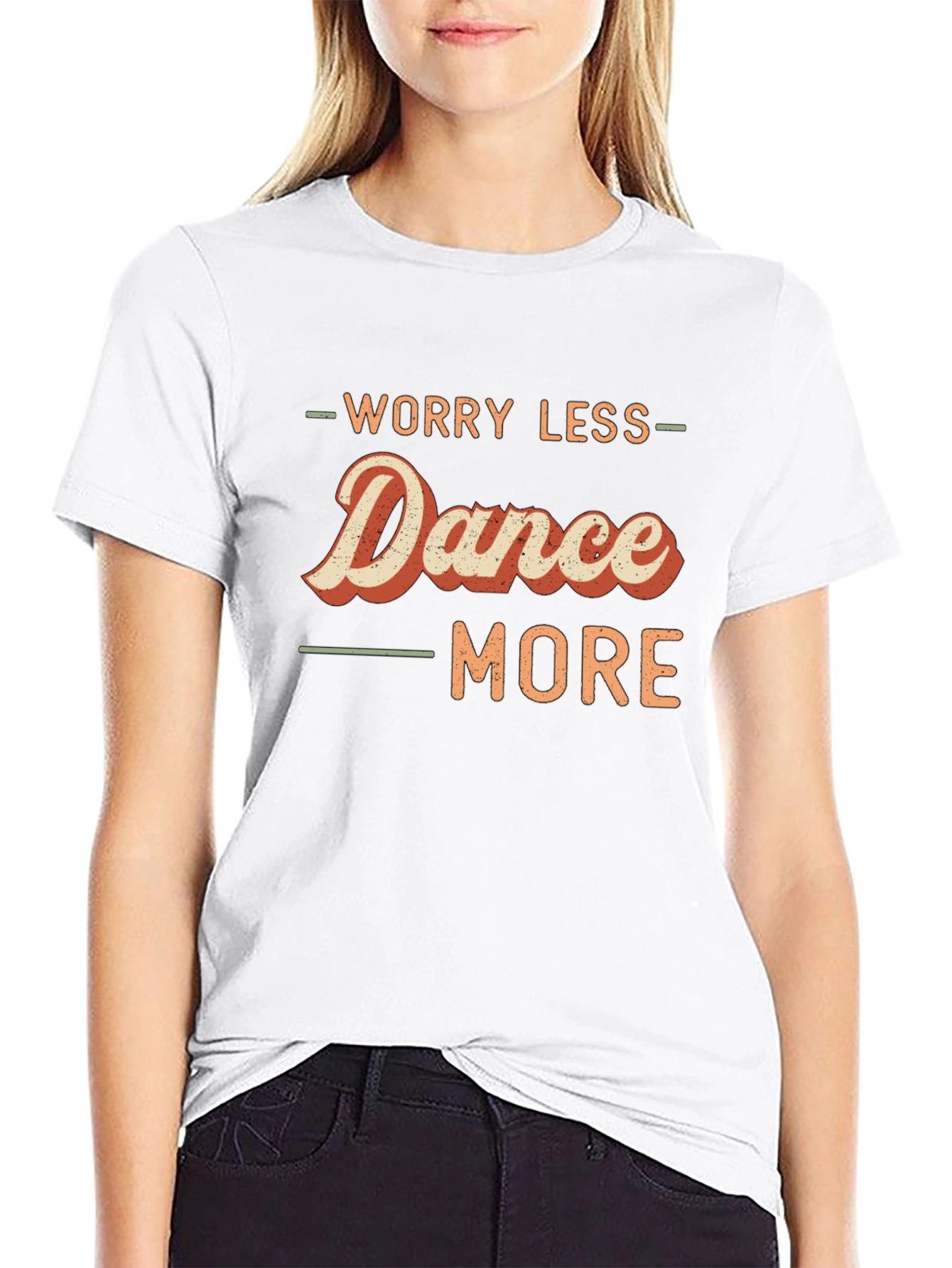 Worry Less Dance More Graphic Tee