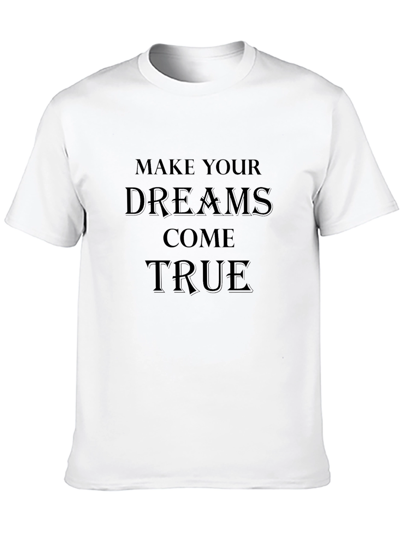 Dream Come True Black Graphic Tee