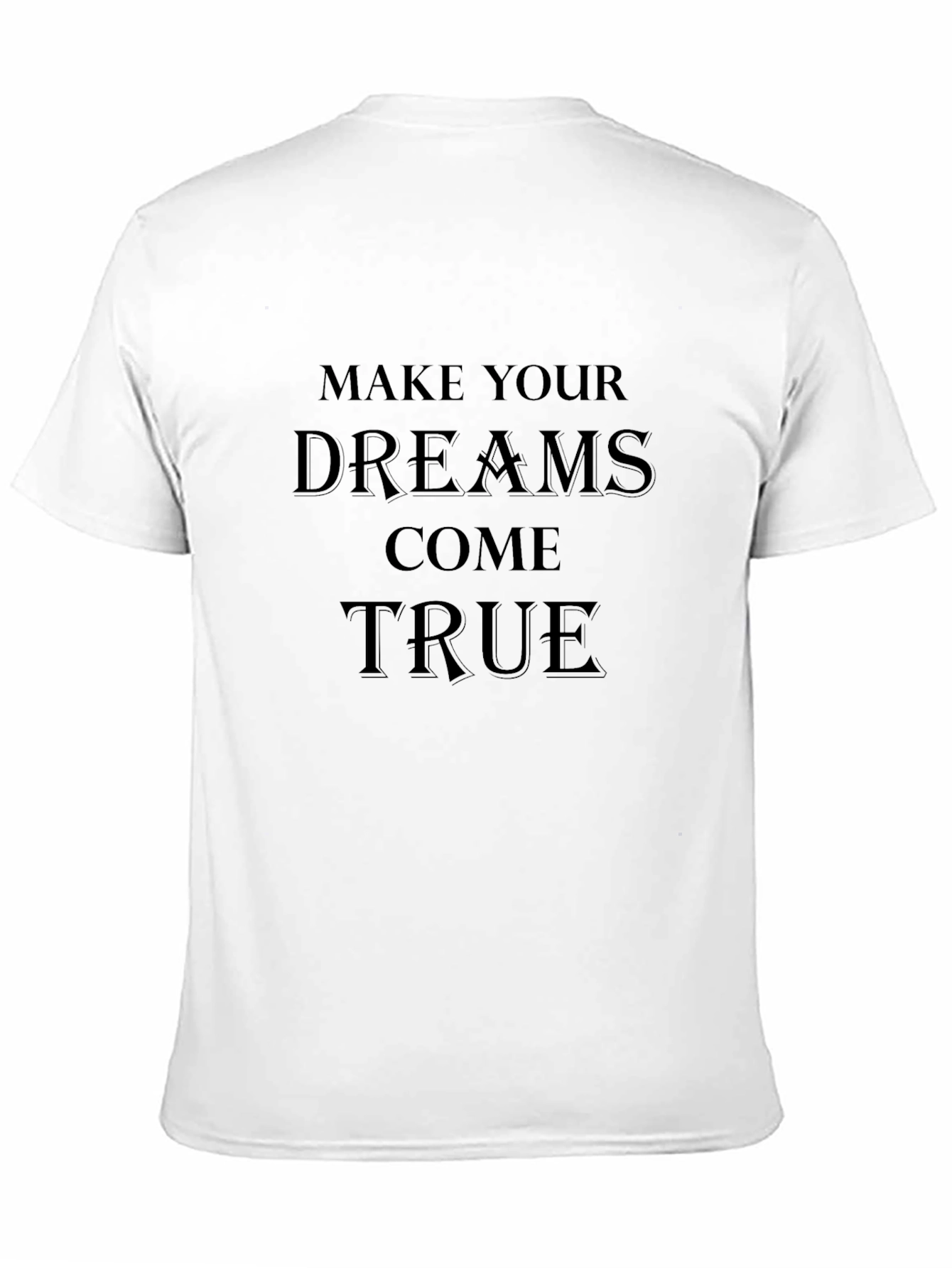 Dream Come True Black Graphic Tee
