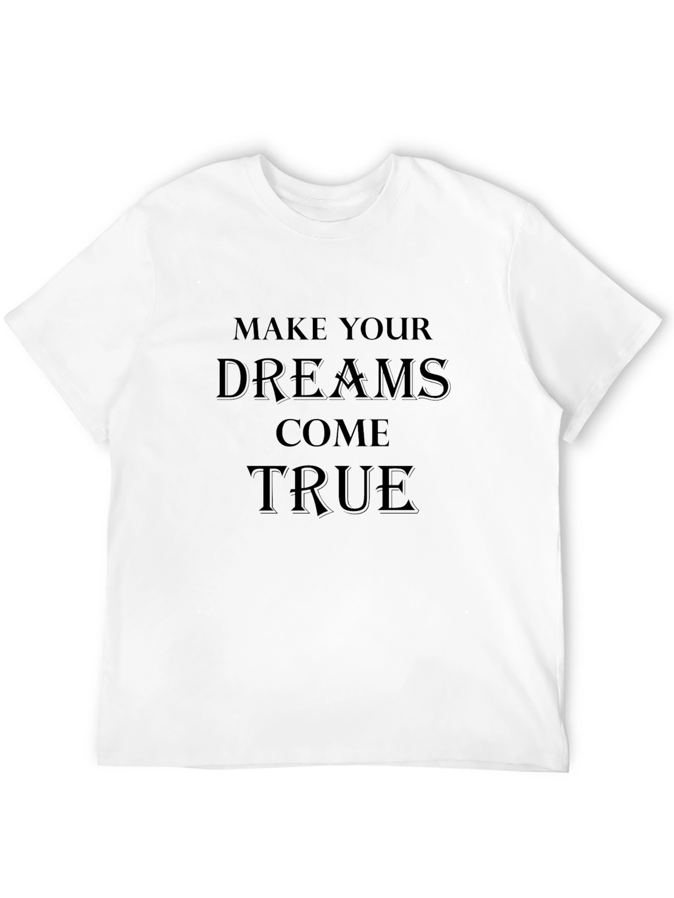 Dream Come True Black Graphic Tee