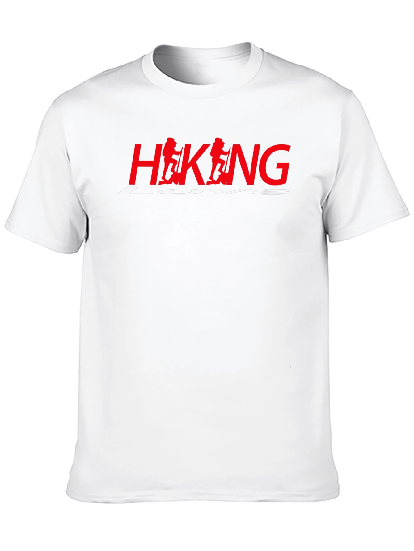 Hiking Love Graphic T-Shirt - Black