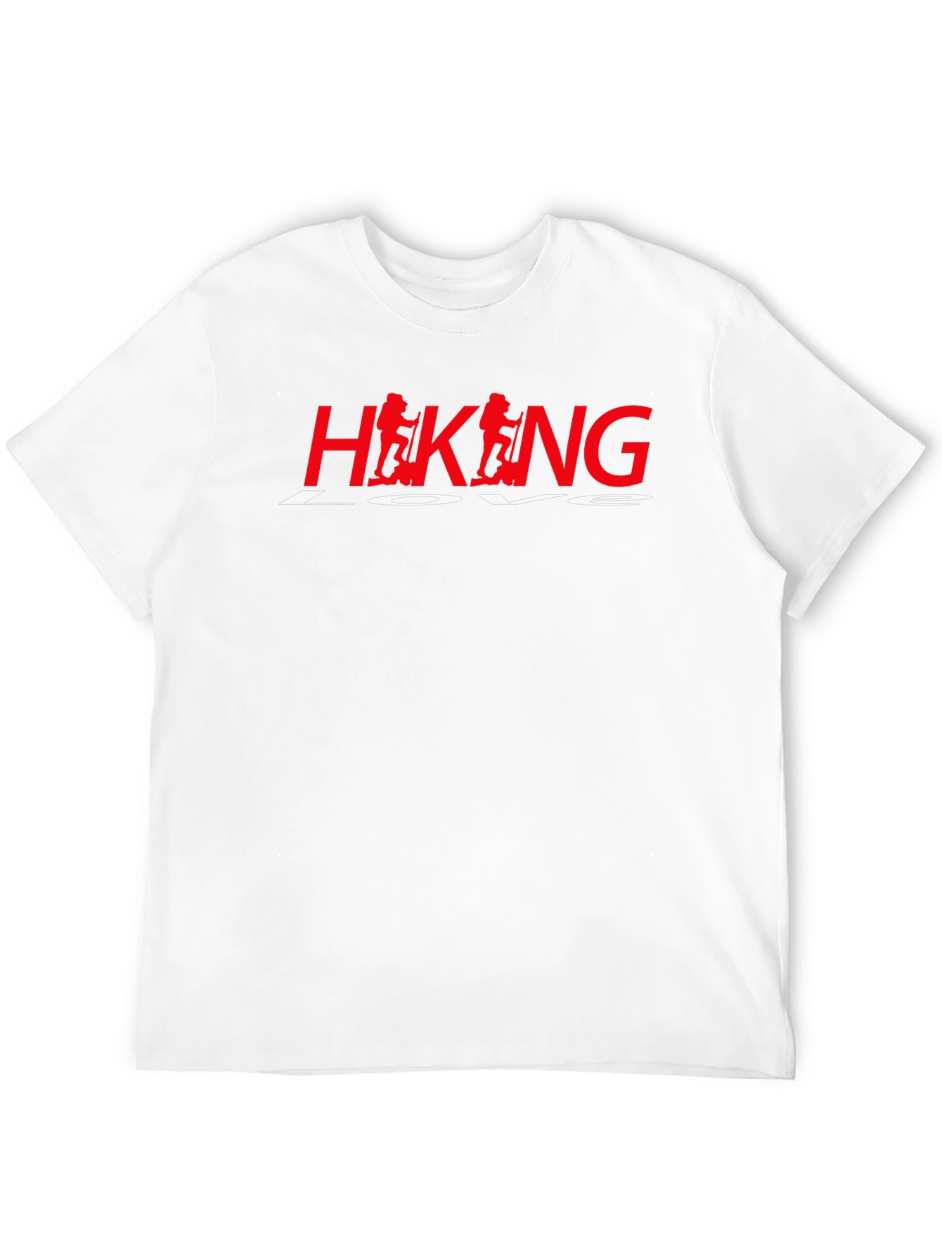 Hiking Love Graphic T-Shirt - Black