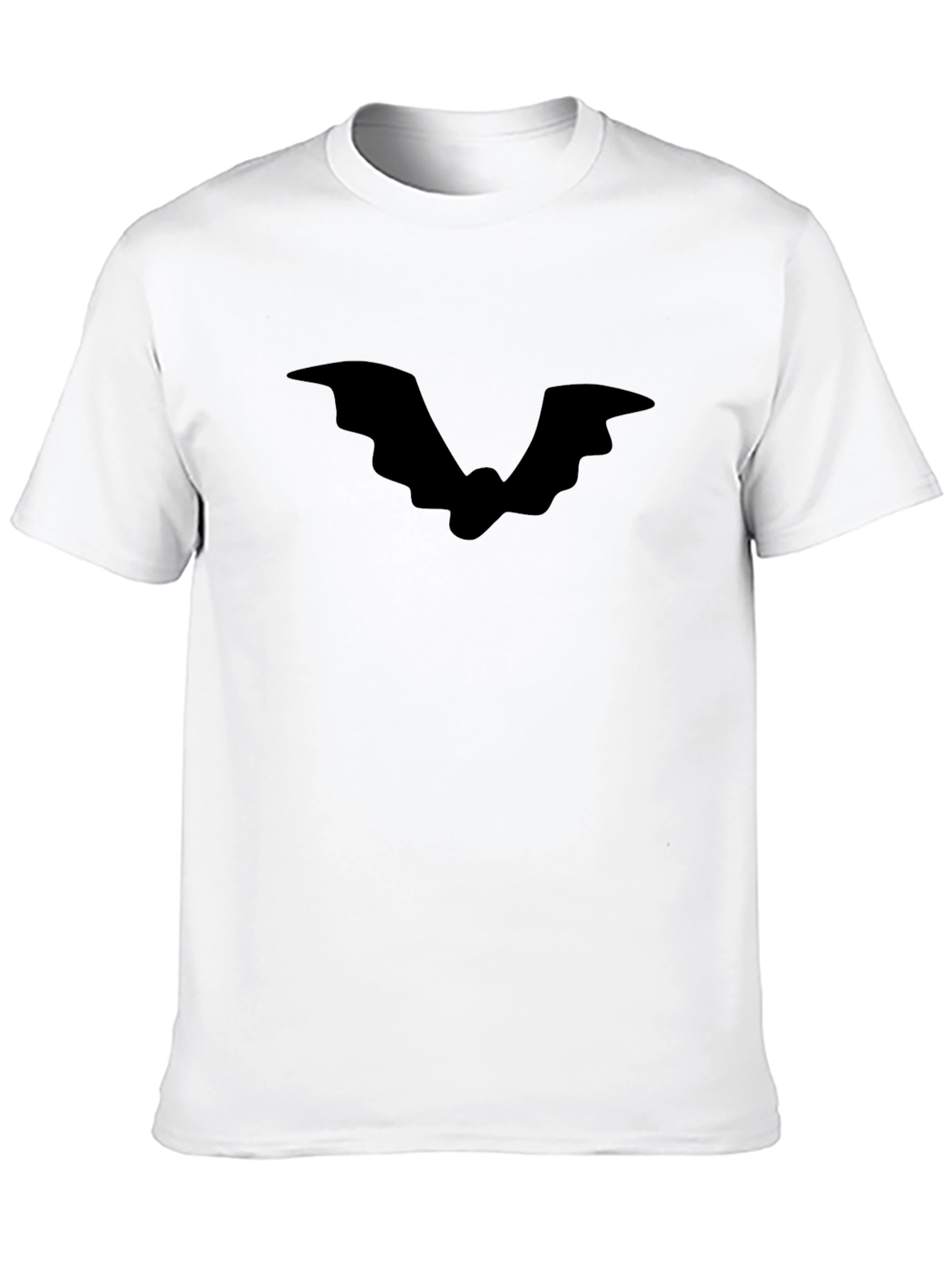 Black Bat Graphic Tee - Halloween Style