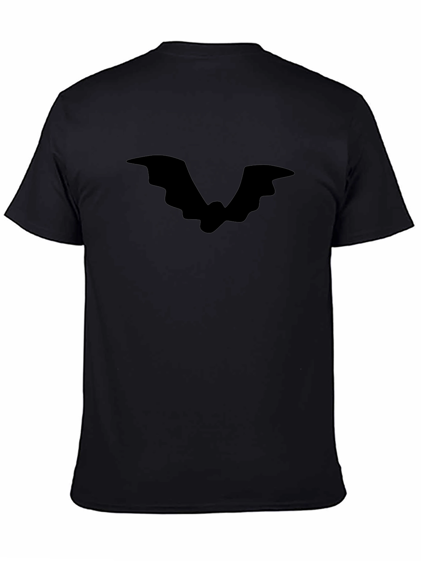 Black Bat Graphic Tee - Halloween Style