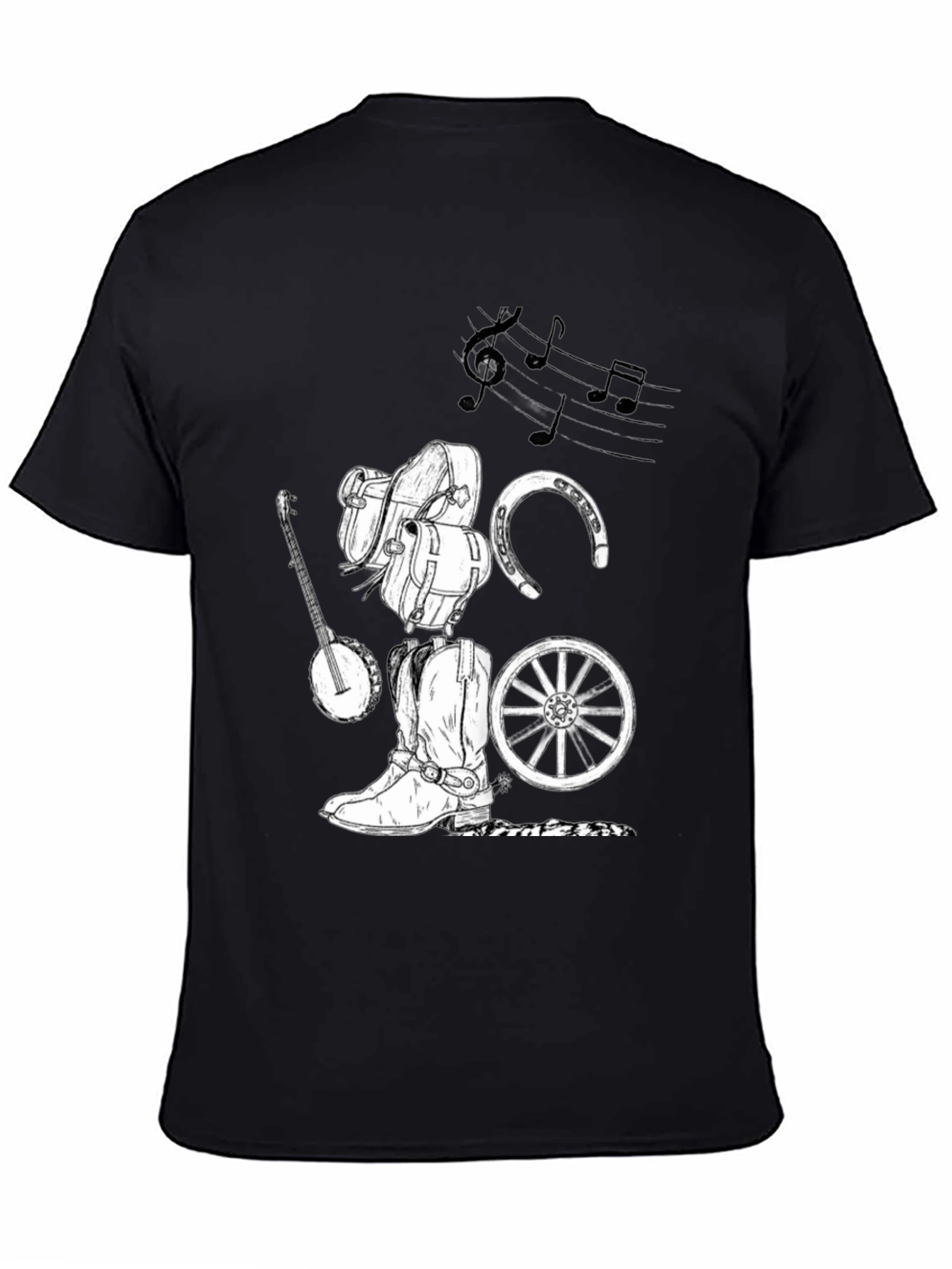 Rustic Cowboy Music Graphic Tee