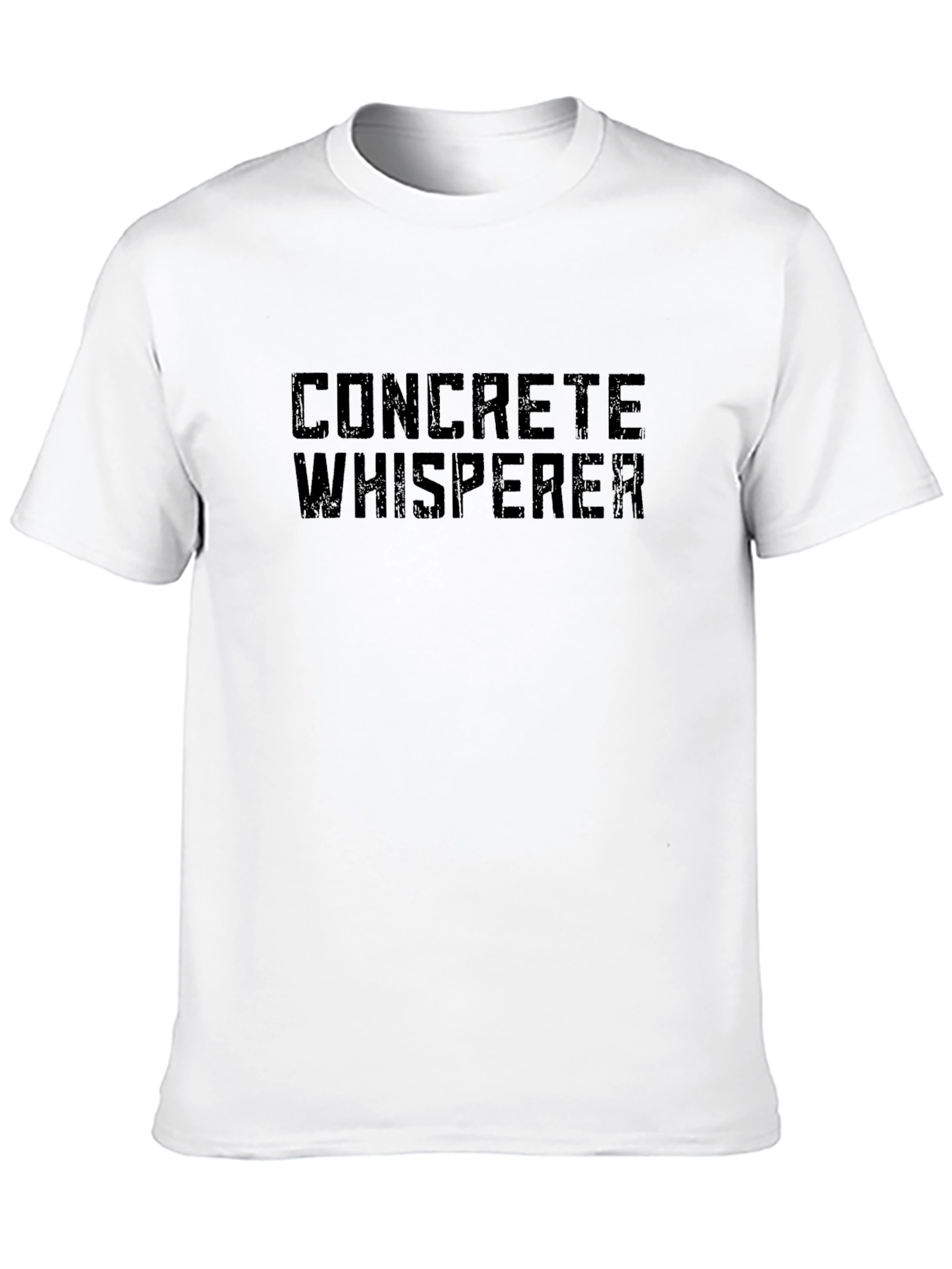 Concrete Whisperer Black Graphic Tee