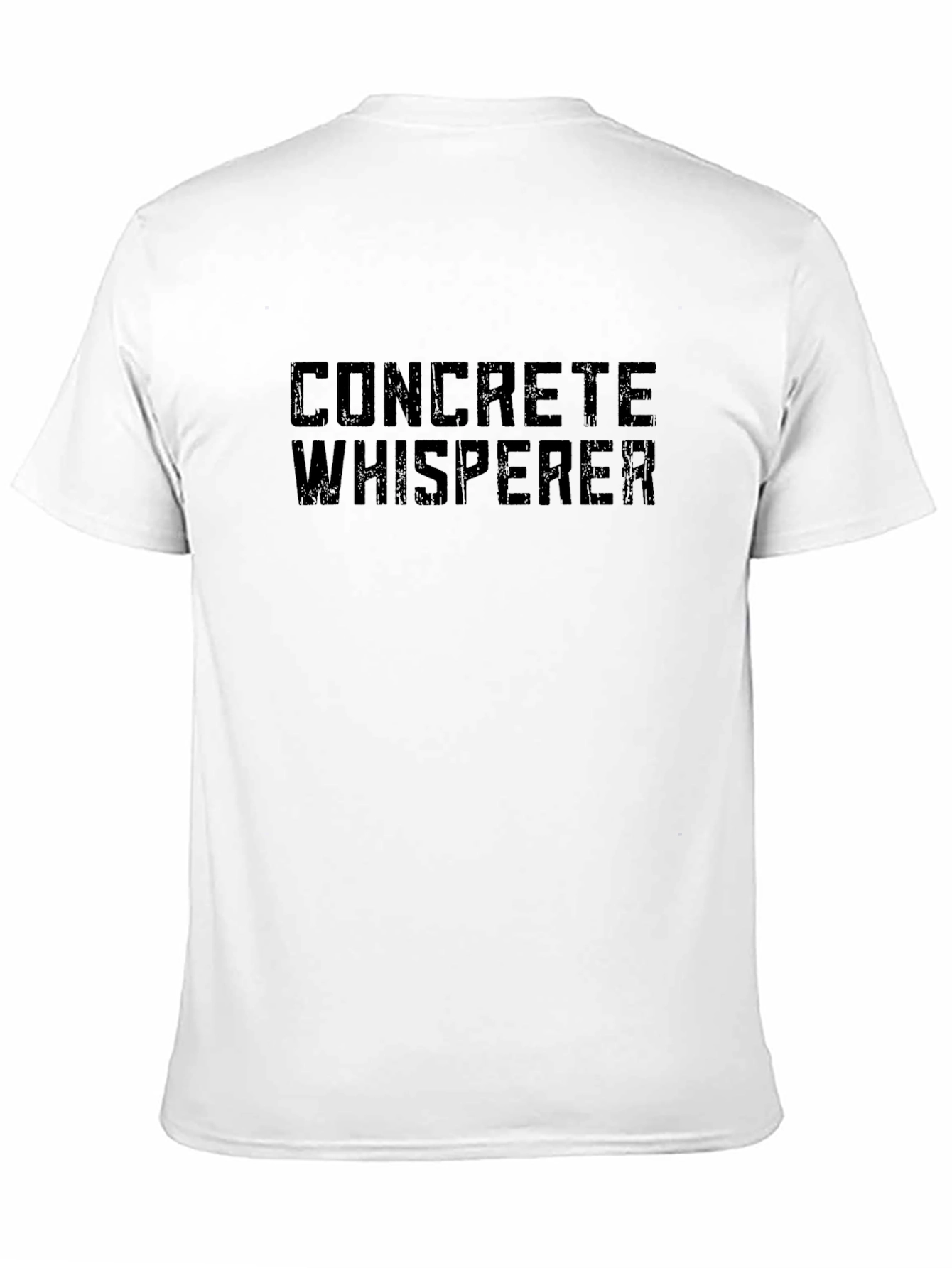 Concrete Whisperer Black Graphic Tee