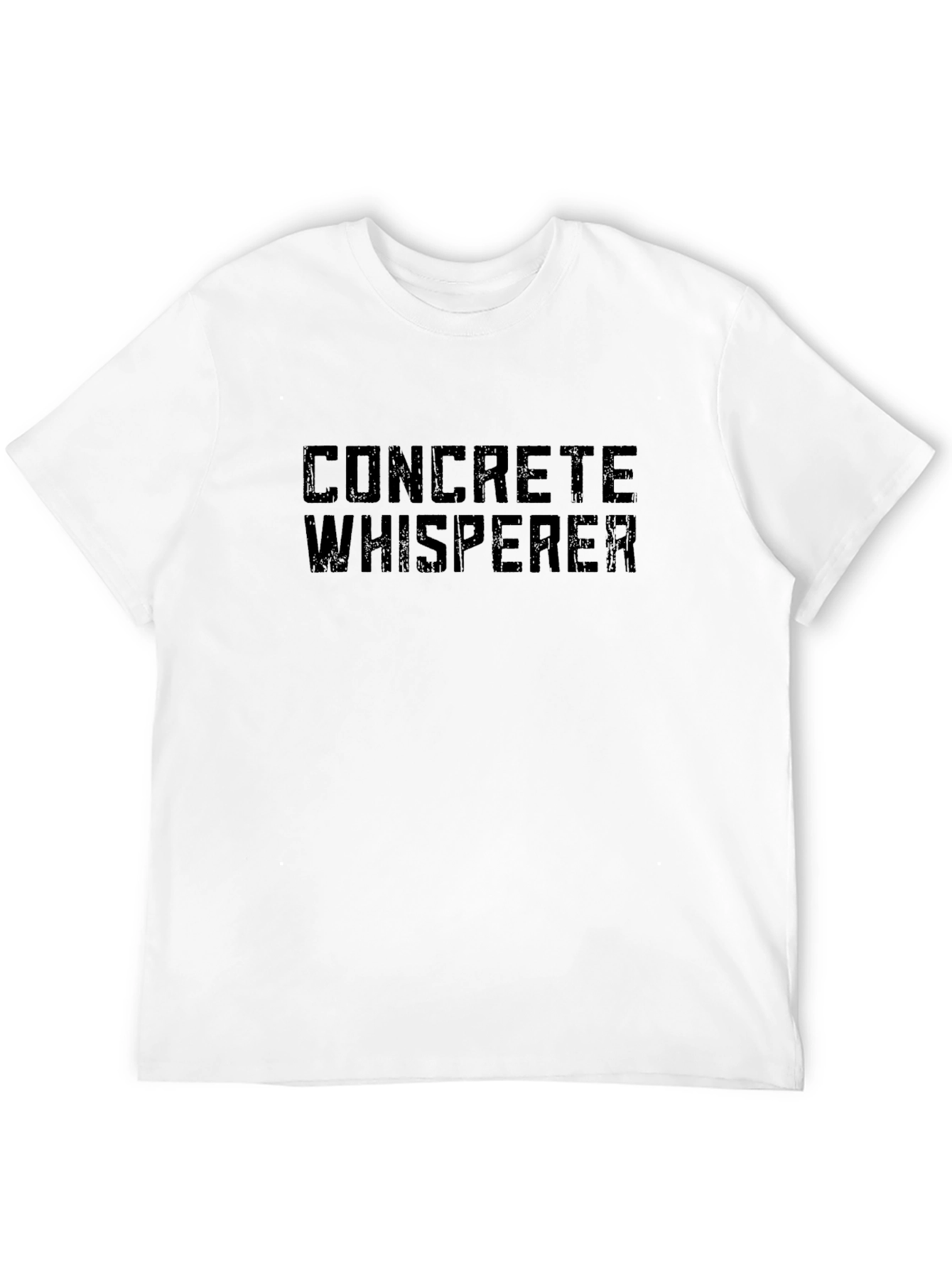 Concrete Whisperer Black Graphic Tee