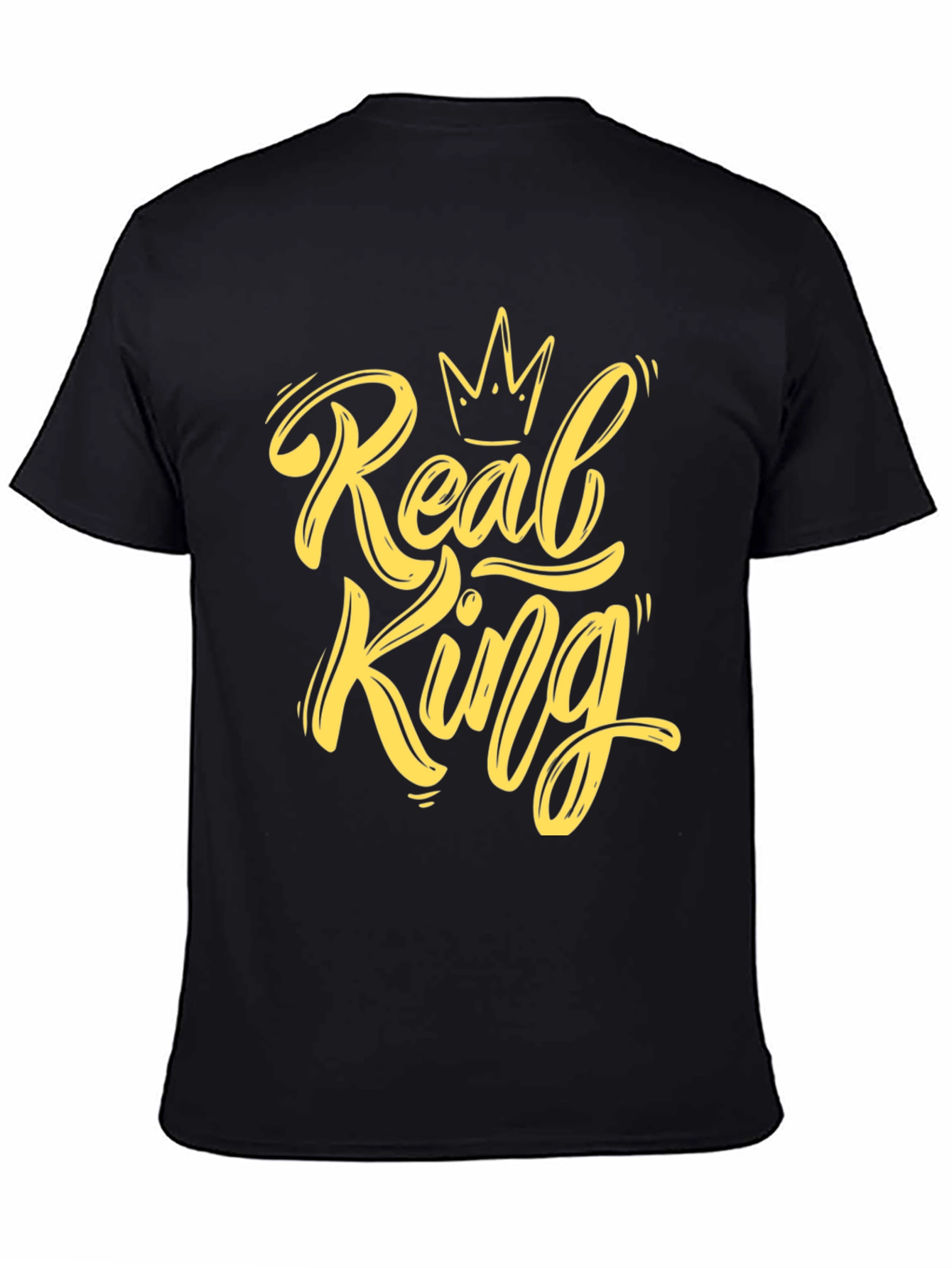 Real King Black Tee
