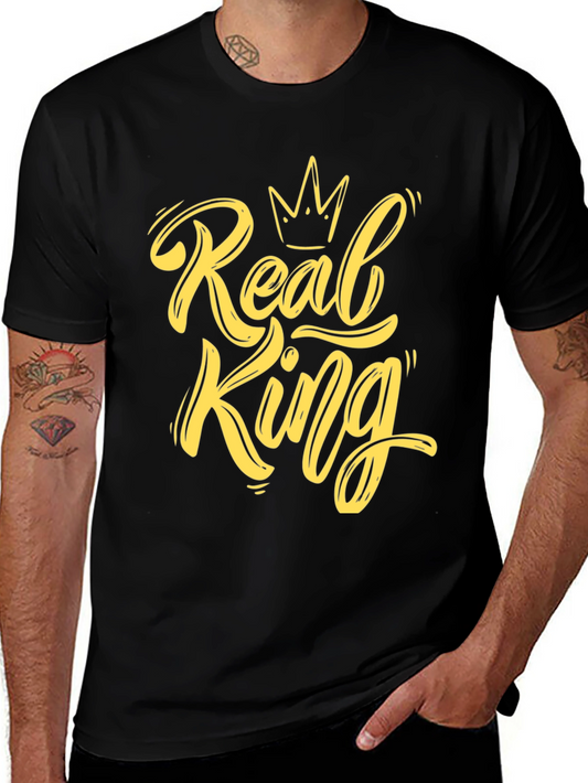 Real King Black Tee