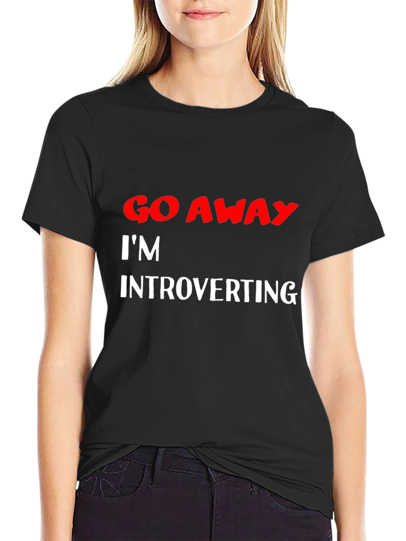 Introvert T-Shirt: Go Away Im Introverting