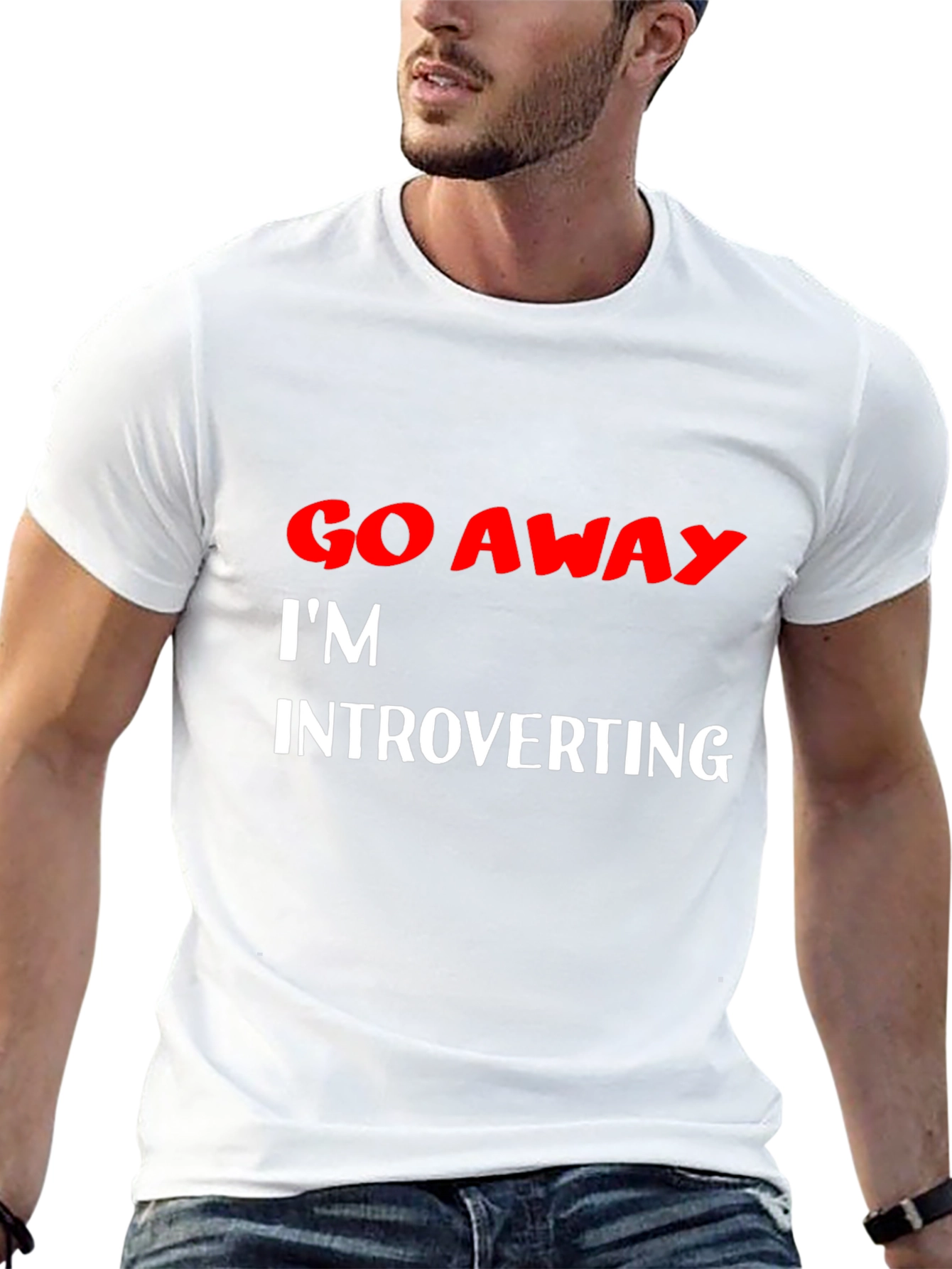 Introvert T-Shirt: Go Away Im Introverting