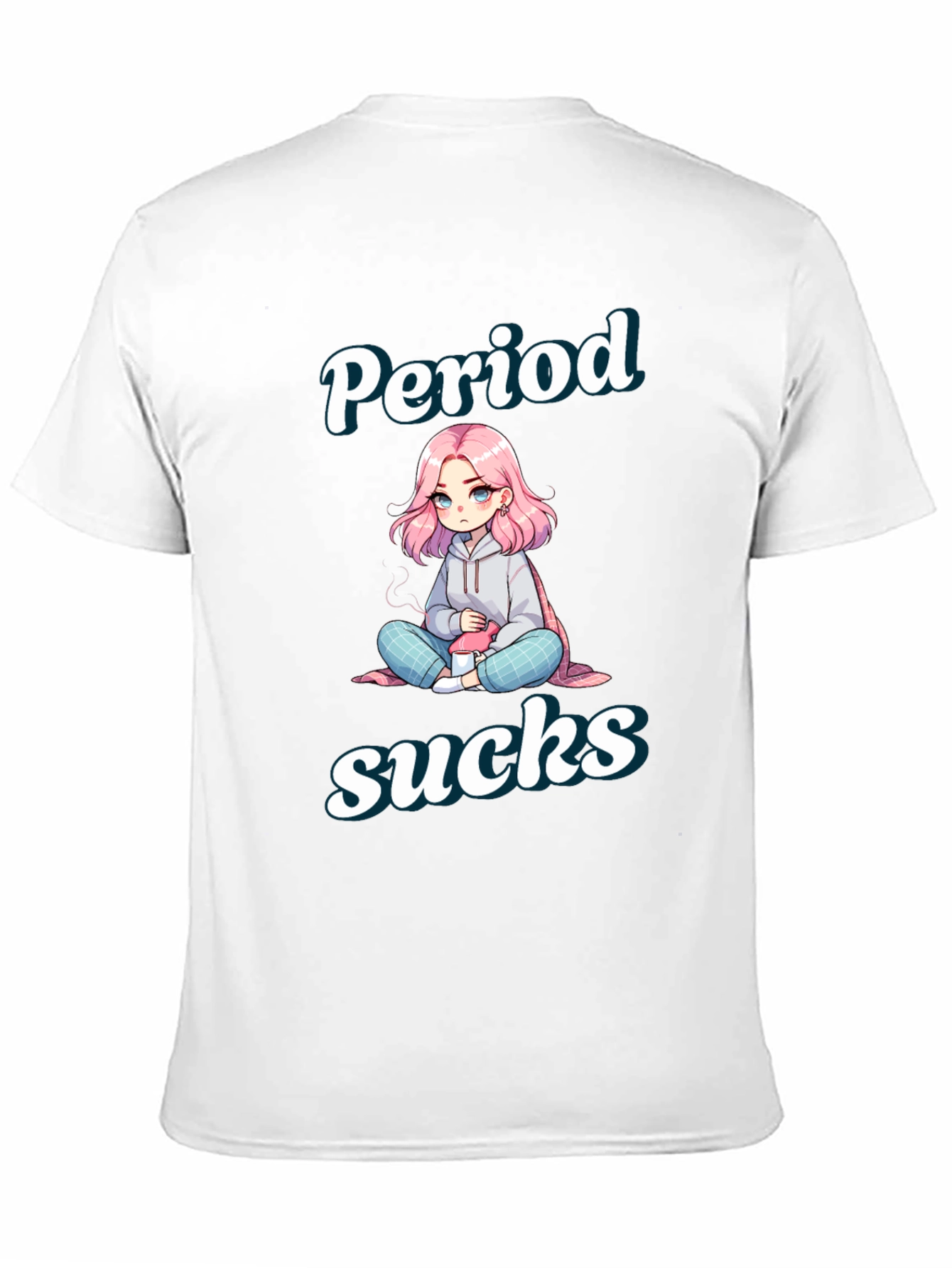 Period Sucks T-Shirt - Cute Anime Design