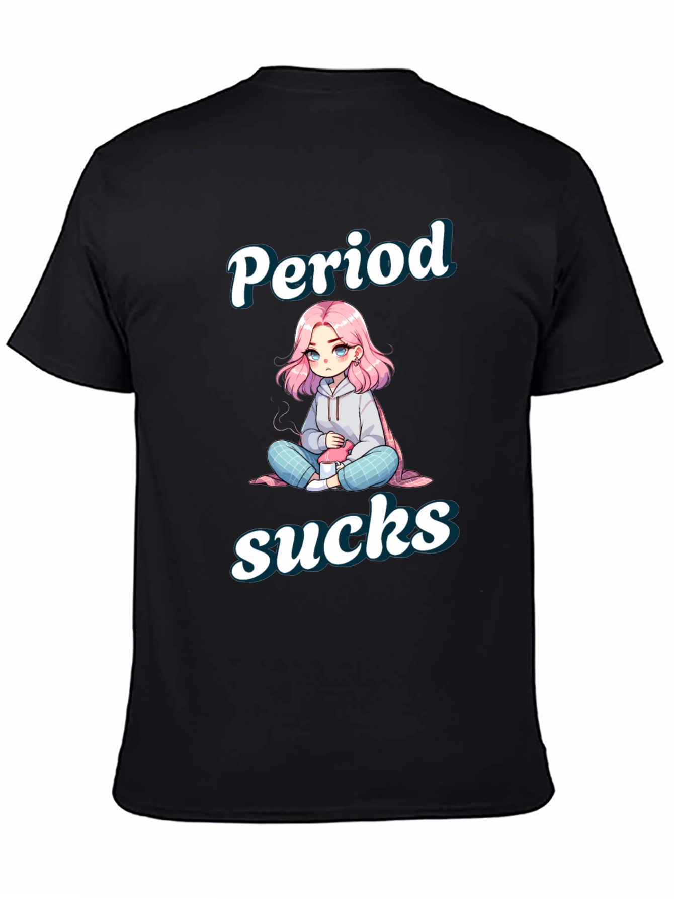 Period Sucks T-Shirt - Cute Anime Design