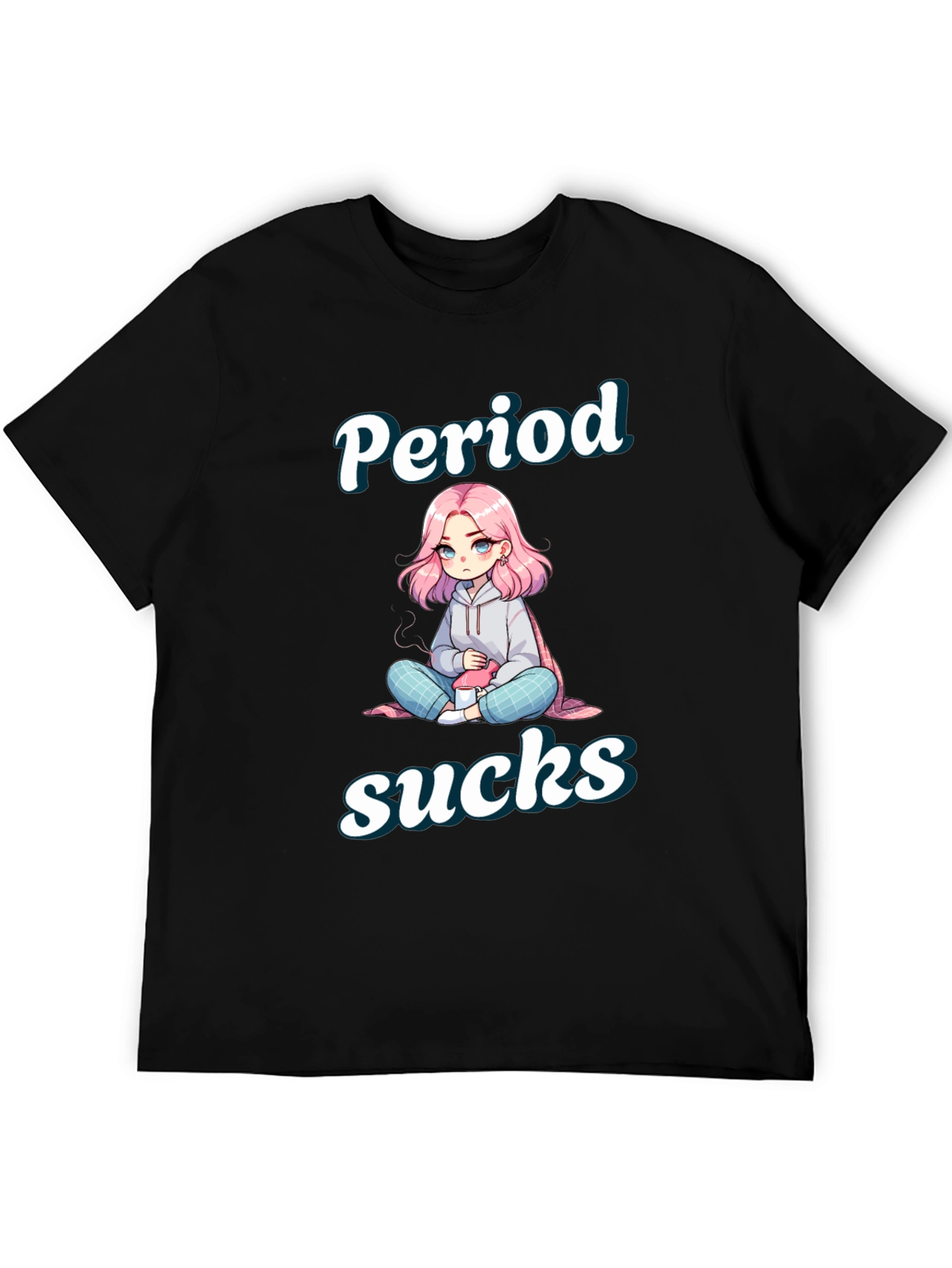 Period Sucks T-Shirt - Cute Anime Design