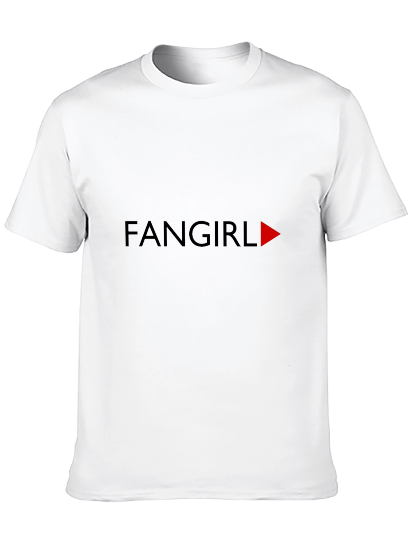 Fangirl Tee - Black T-Shirt with Graphic Print