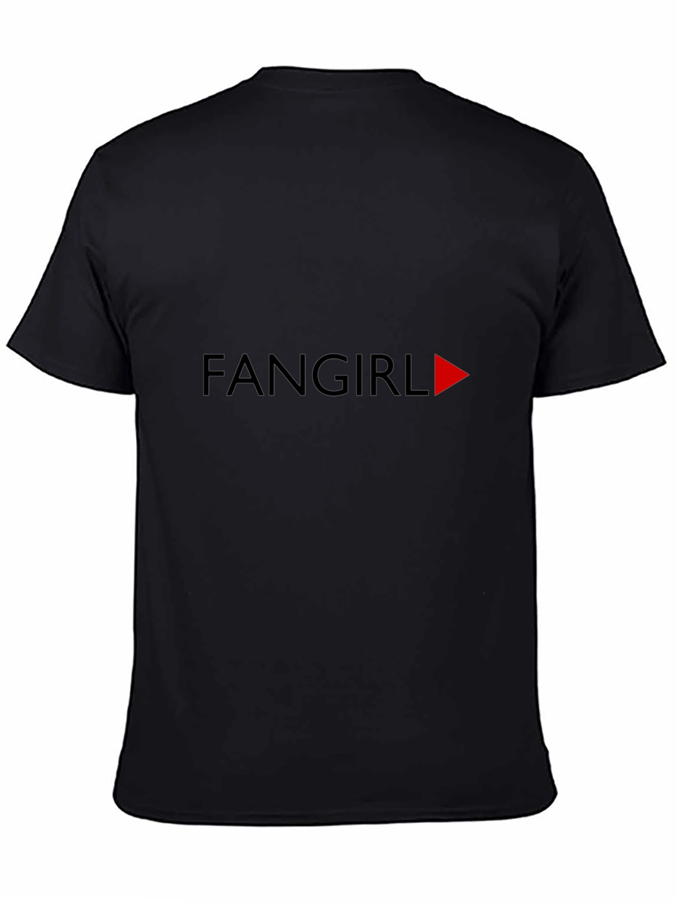 Fangirl Tee - Black T-Shirt with Graphic Print