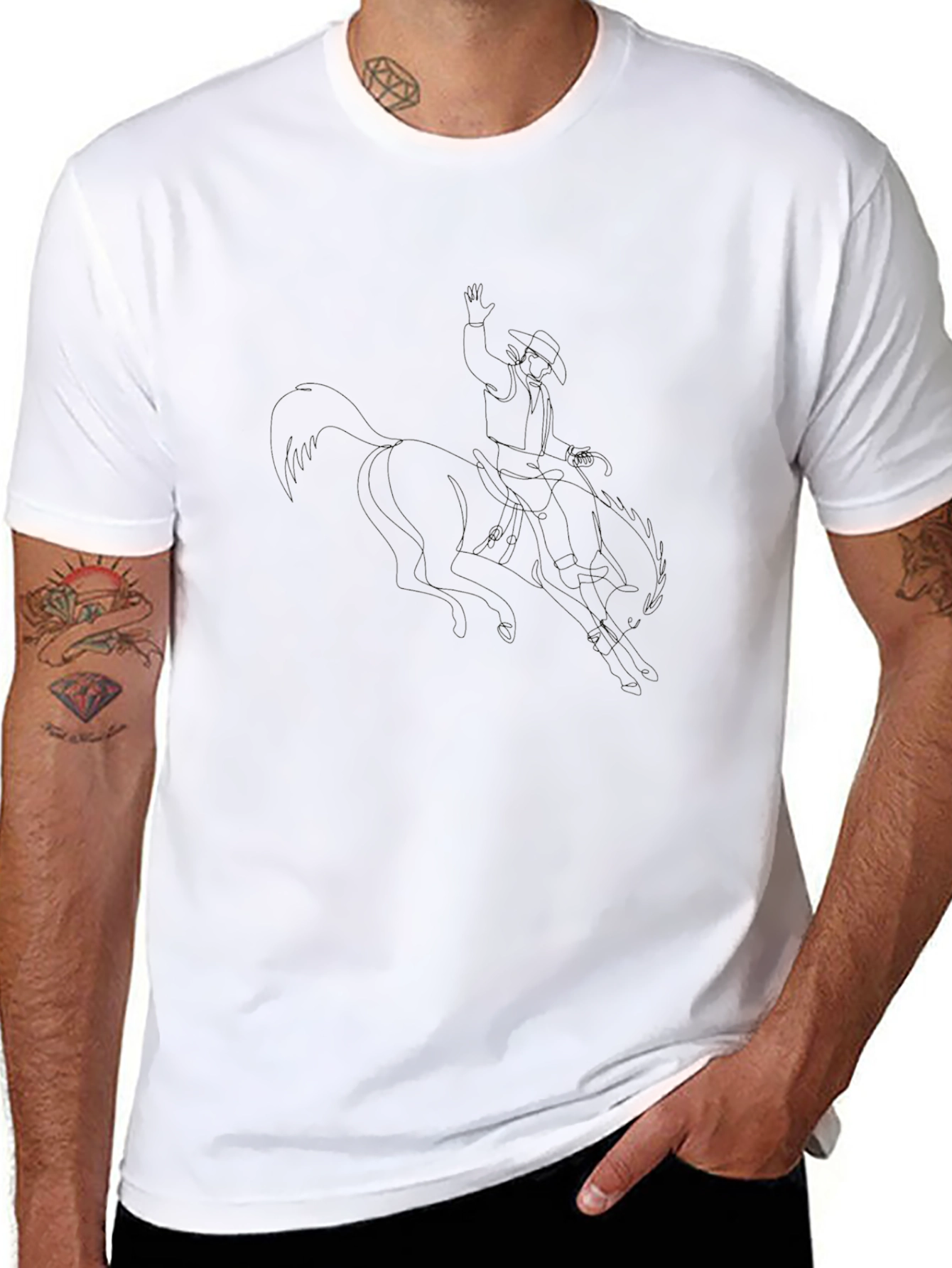 Mens Black Casual Short Sleeve T-Shirt