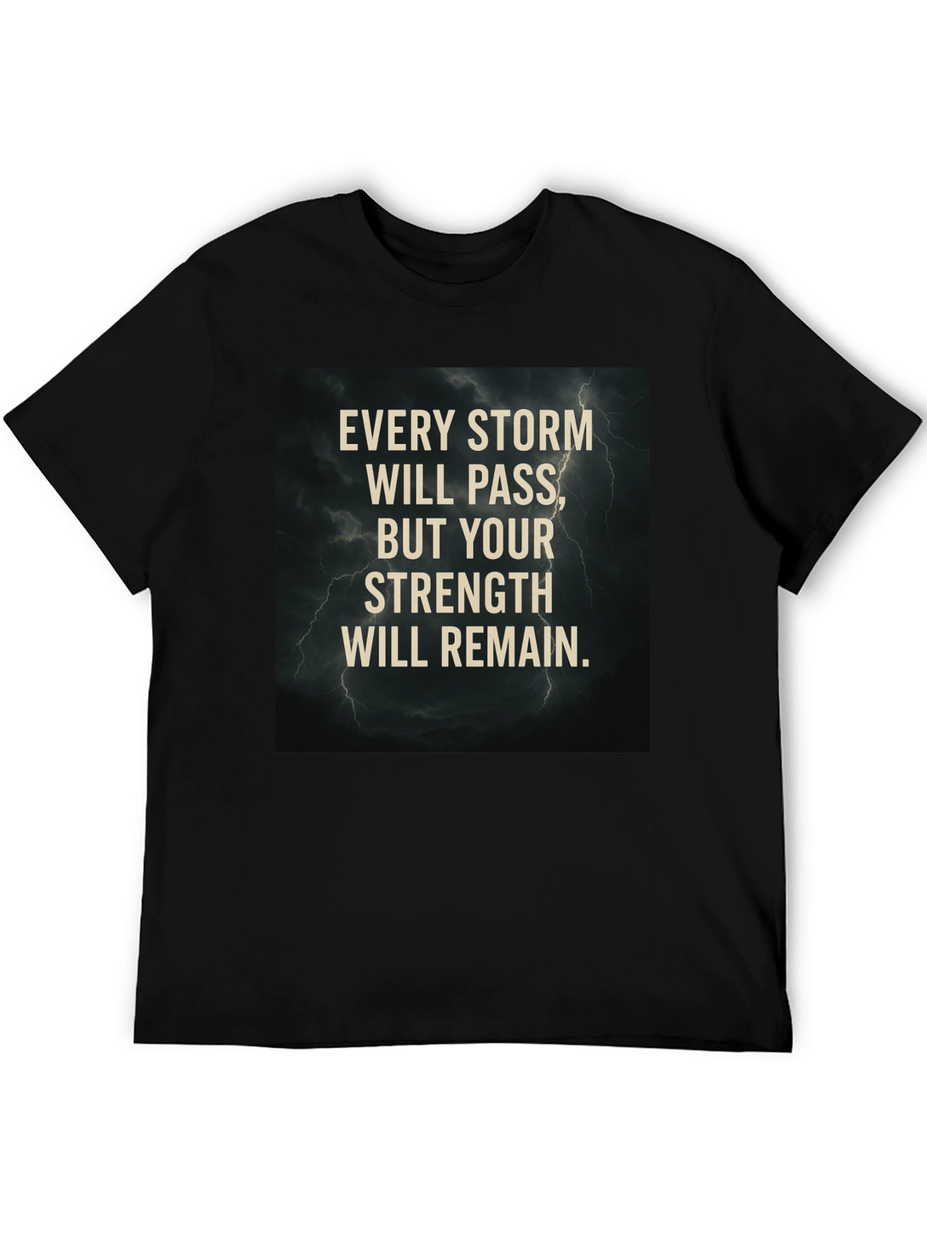 Storm Strength Graphic T-Shirt - Motivational Tee