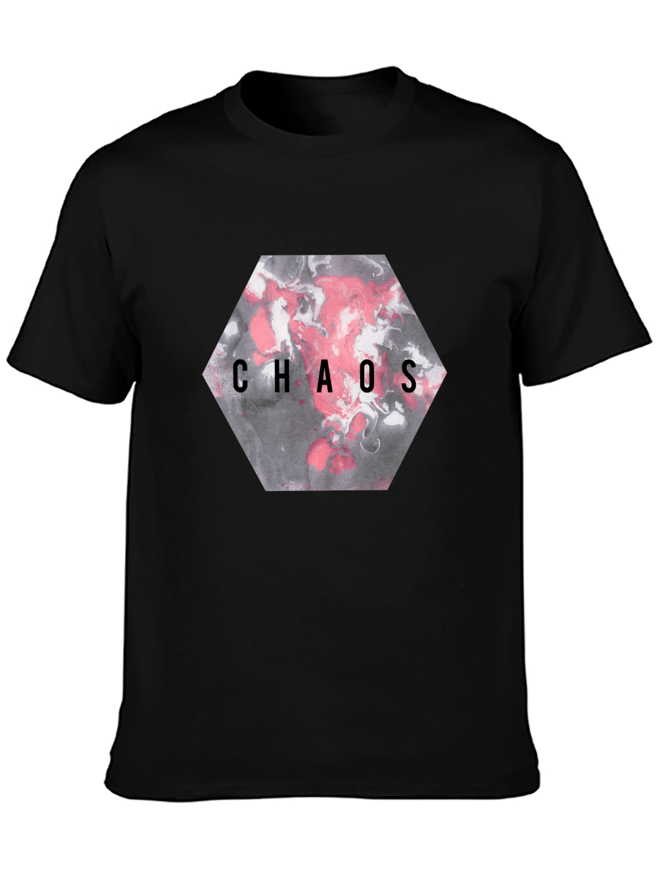 Chaos Graphic T-Shirt - Black
