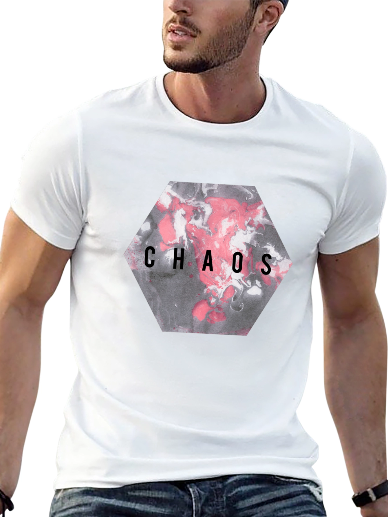 Chaos Graphic T-Shirt - Black