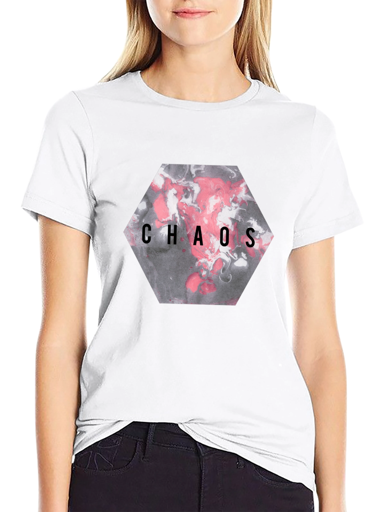 Chaos Graphic T-Shirt - Black