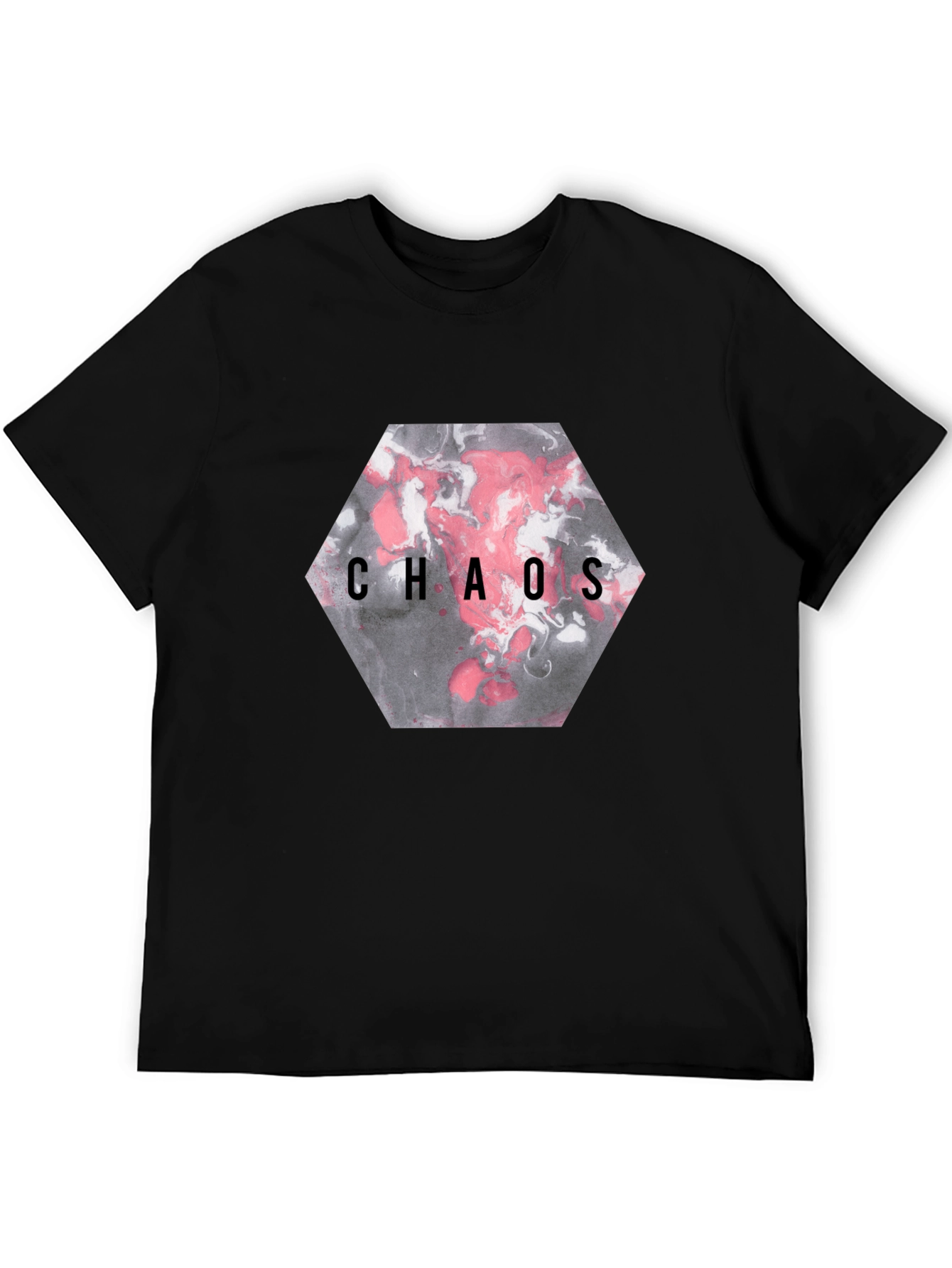 Chaos Graphic T-Shirt - Black