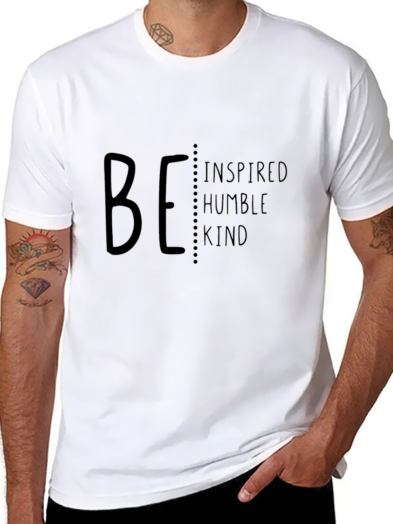 Inspirational Be Kind Black T-Shirt