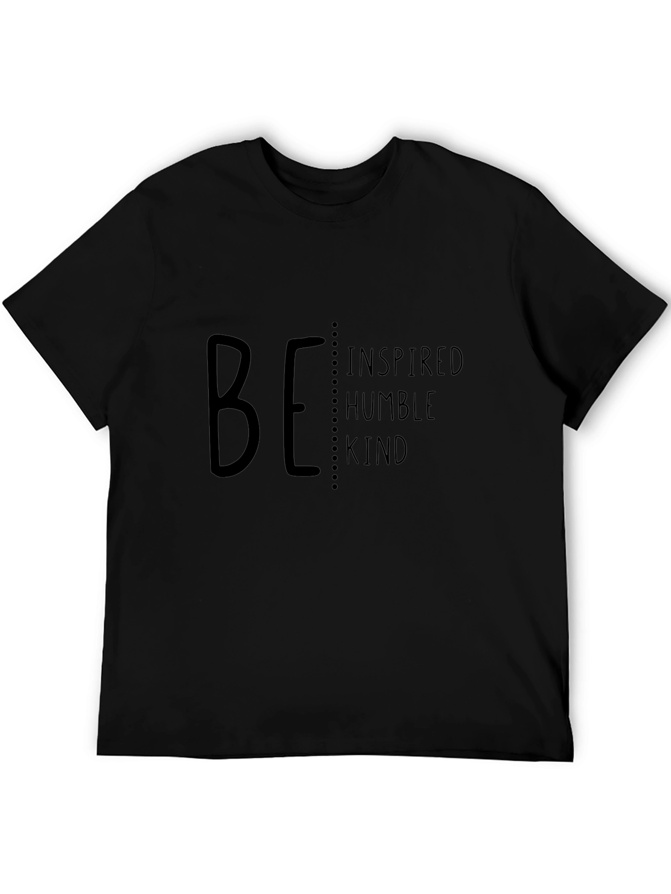 Inspirational Be Kind Black T-Shirt