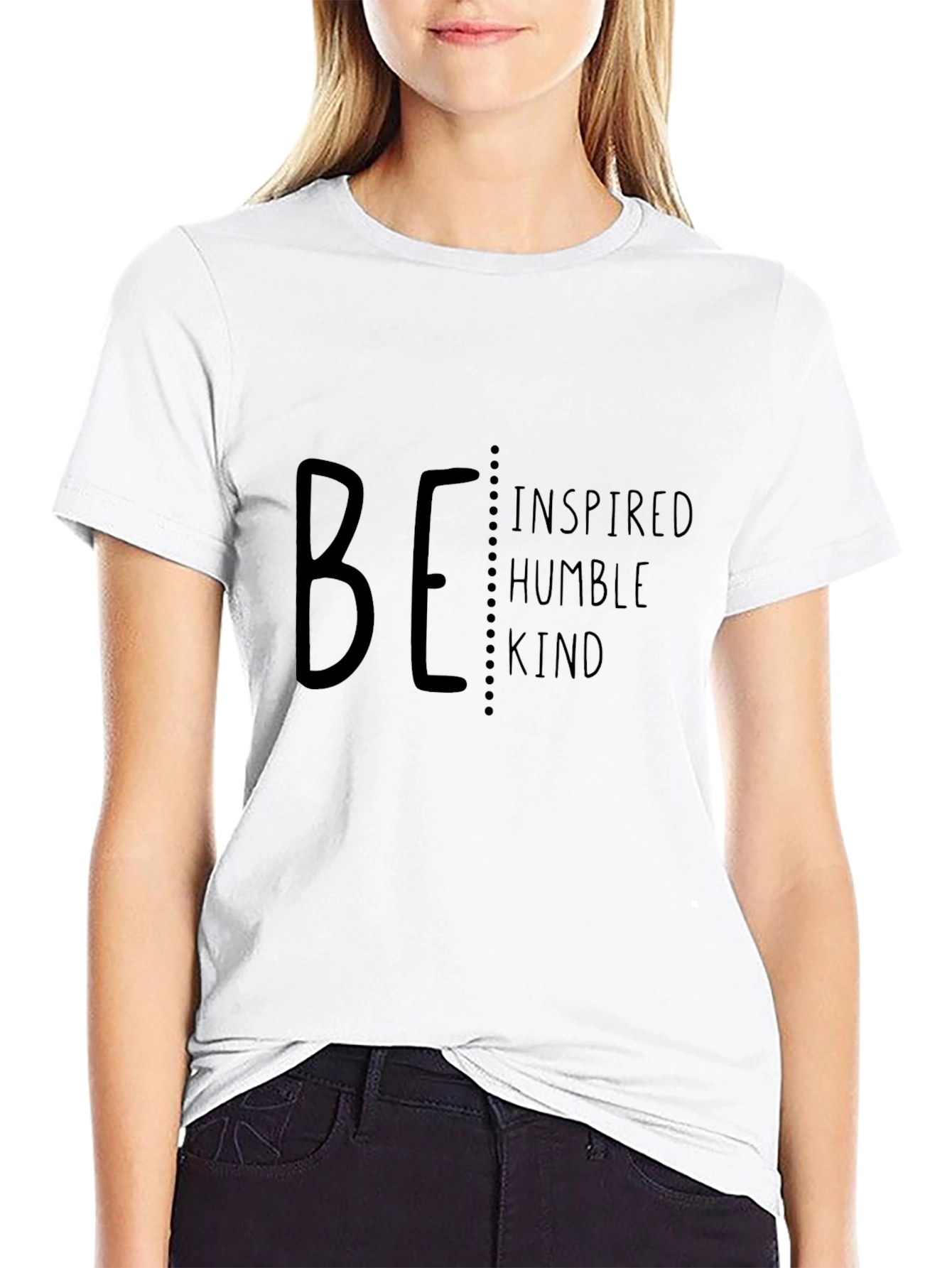 Inspirational Be Kind Black T-Shirt