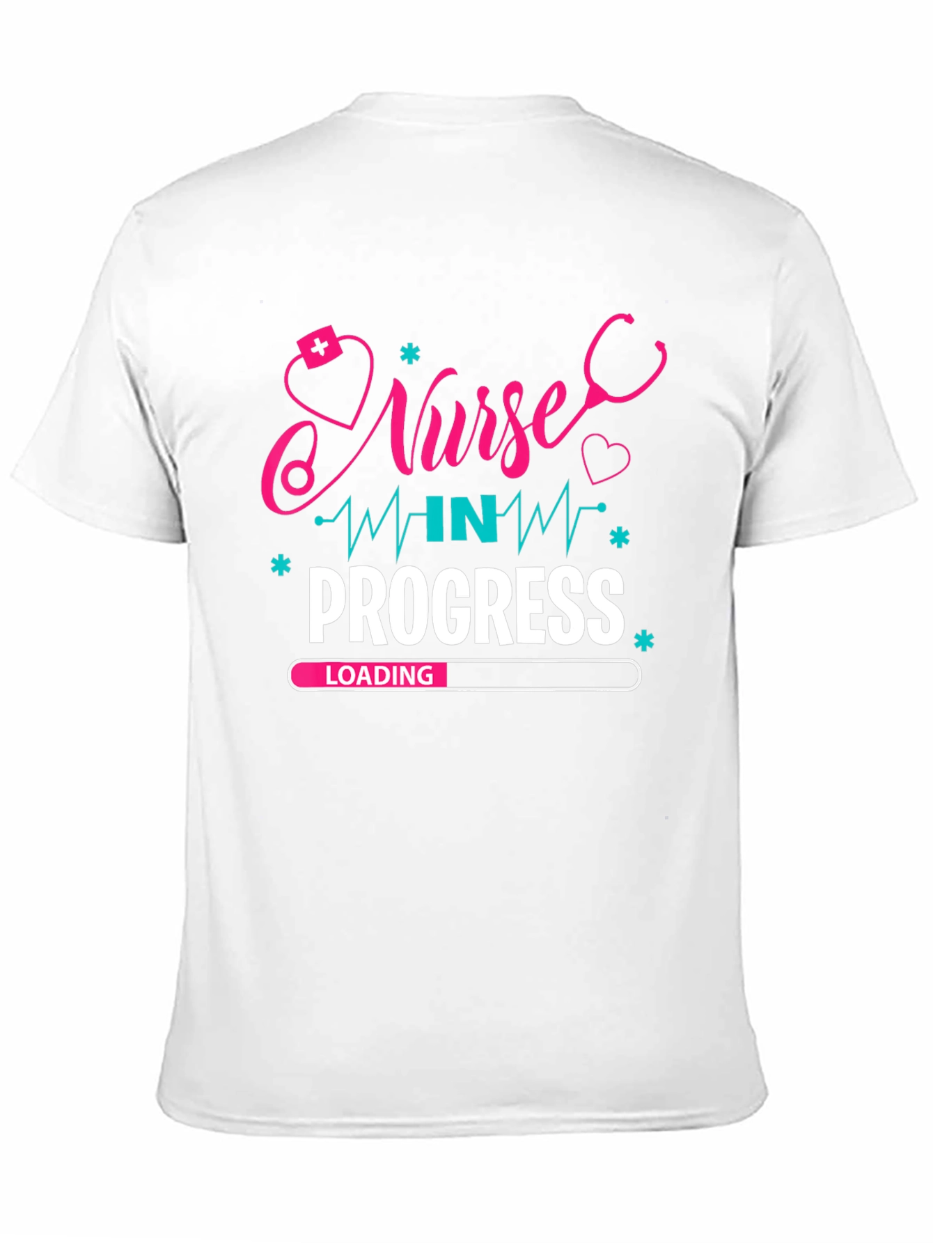 Nurse in Progress Graphic T-Shirt - Black