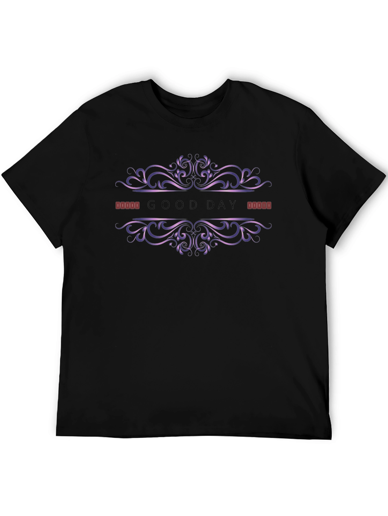 Good Day Graphic Tee - Black Casual T-Shirt