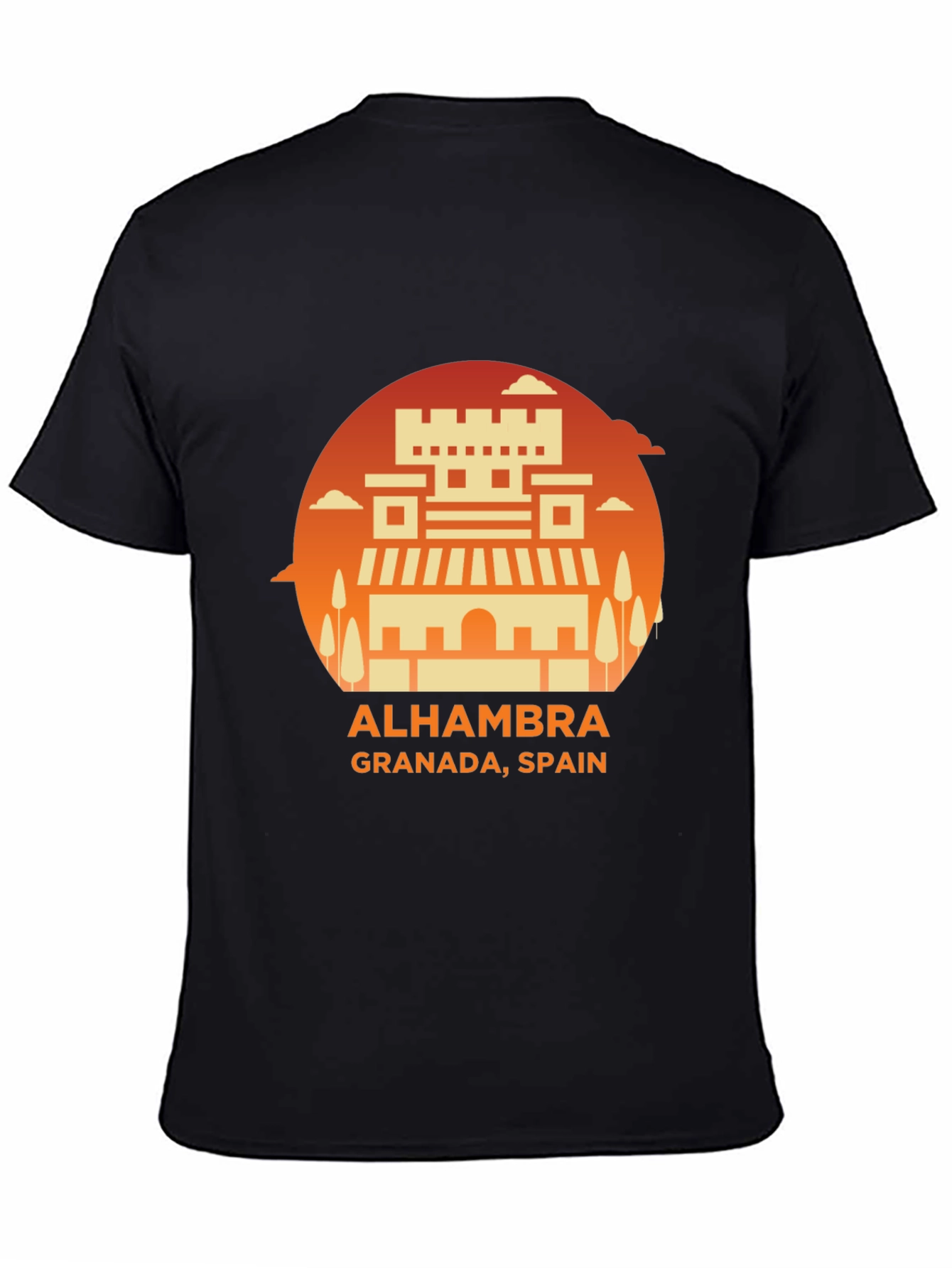Alhambra Granada Spain Graphic Tee