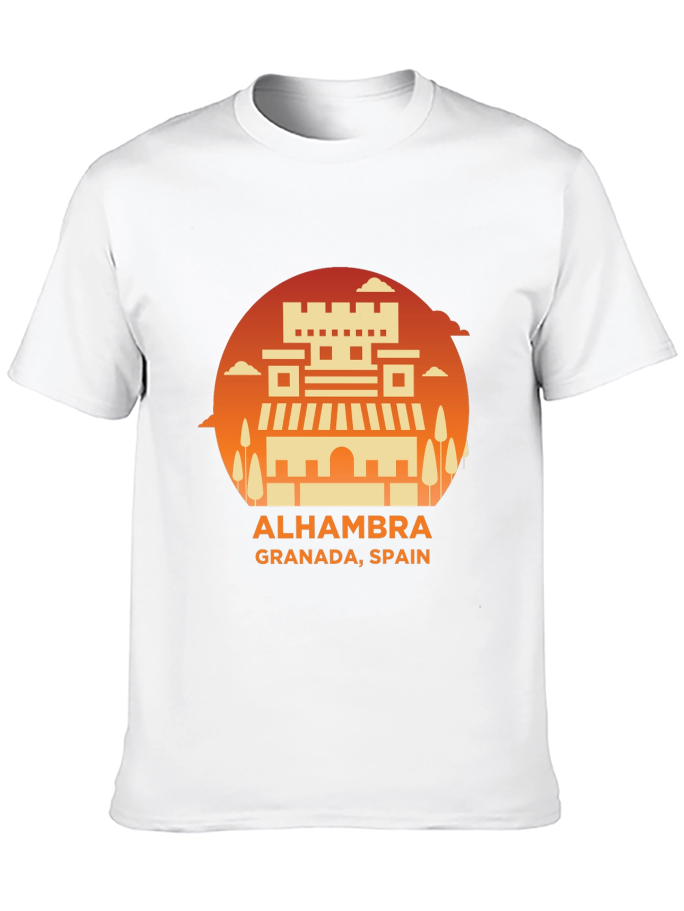 Alhambra Granada Spain Graphic Tee