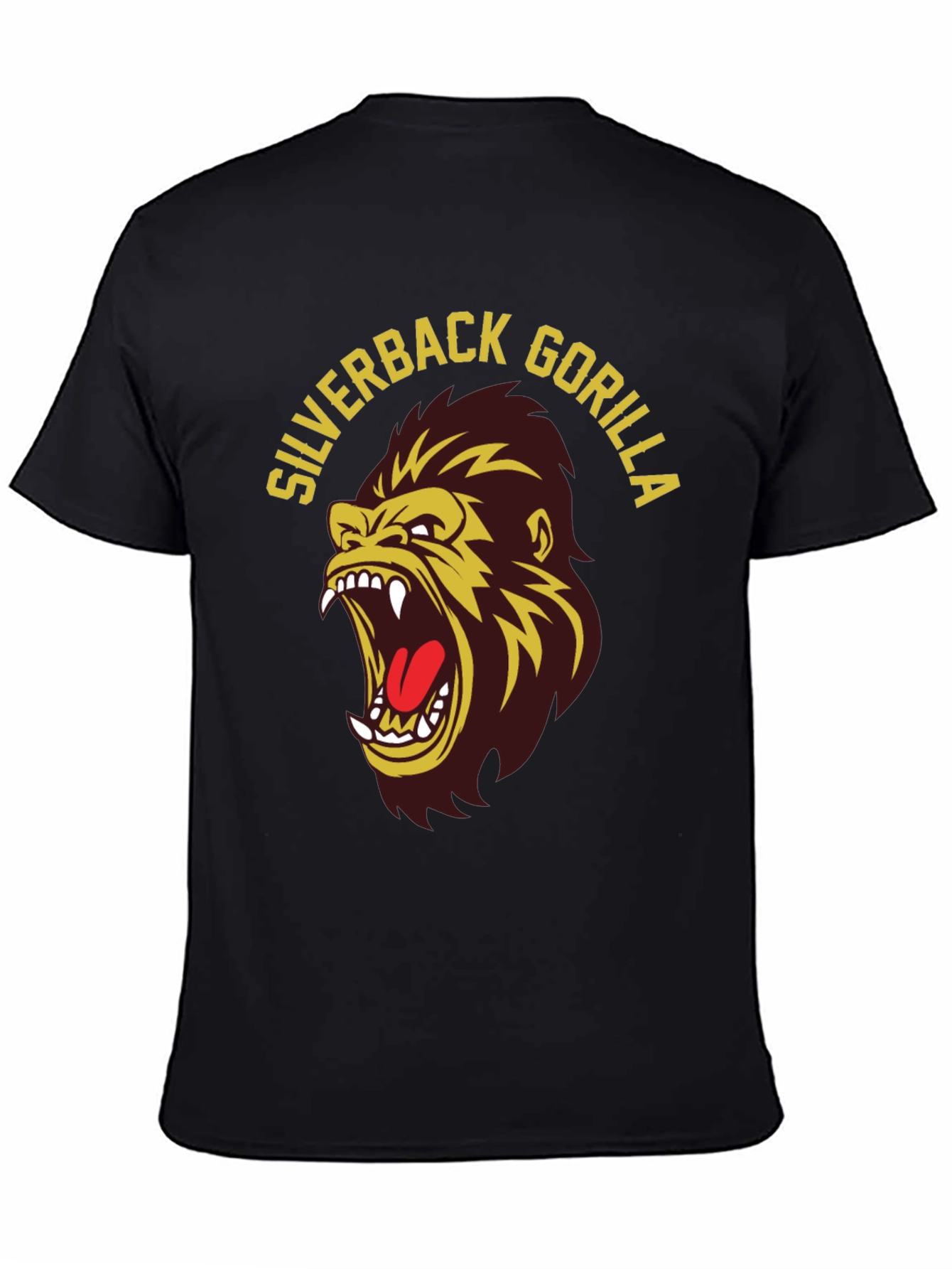 Silverback Gorilla Graphic Tee - Bold Statement Shirt