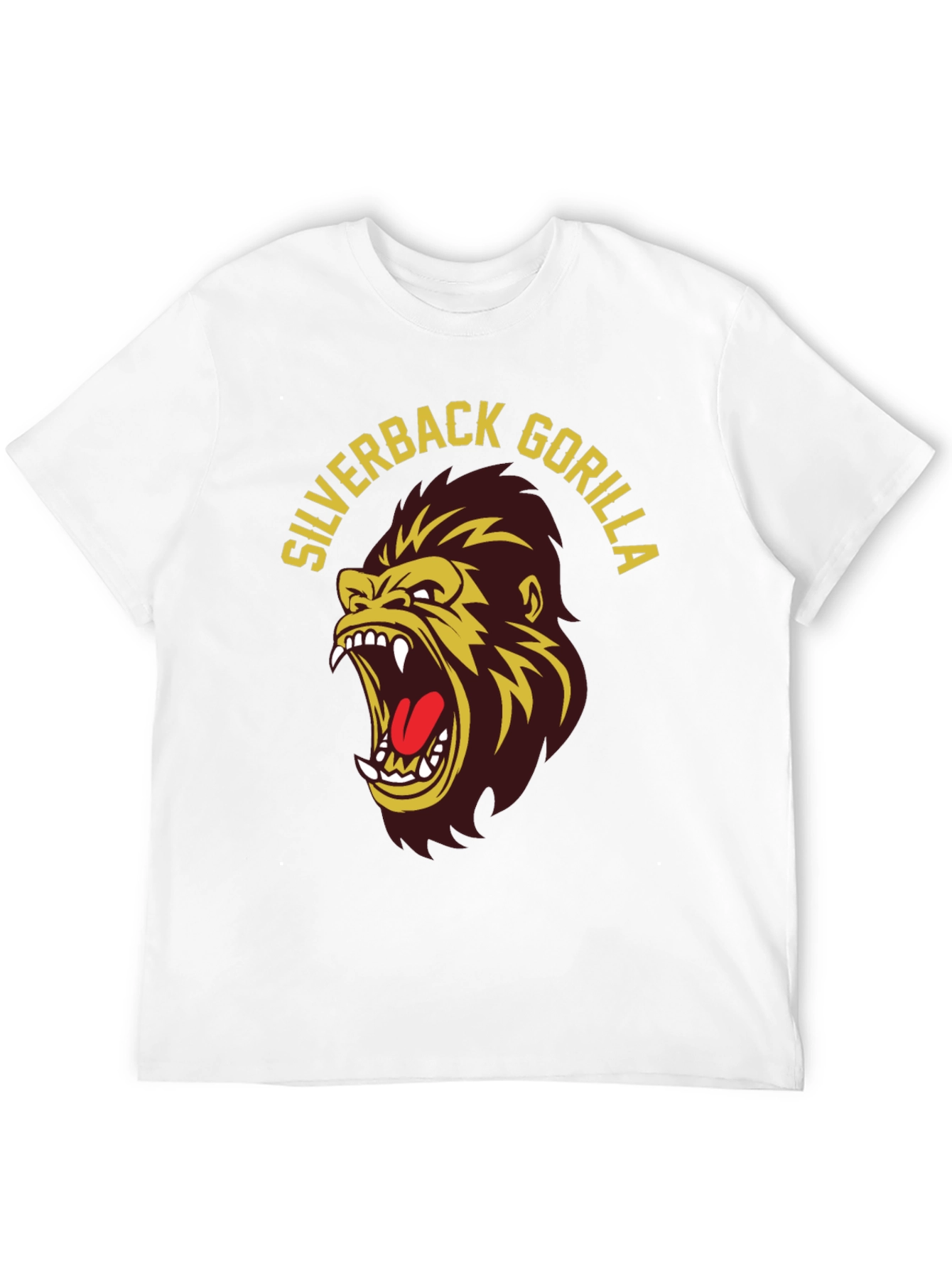 Silverback Gorilla Graphic Tee - Bold Statement Shirt