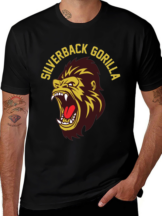 Silverback Gorilla Graphic Tee - Bold Statement Shirt