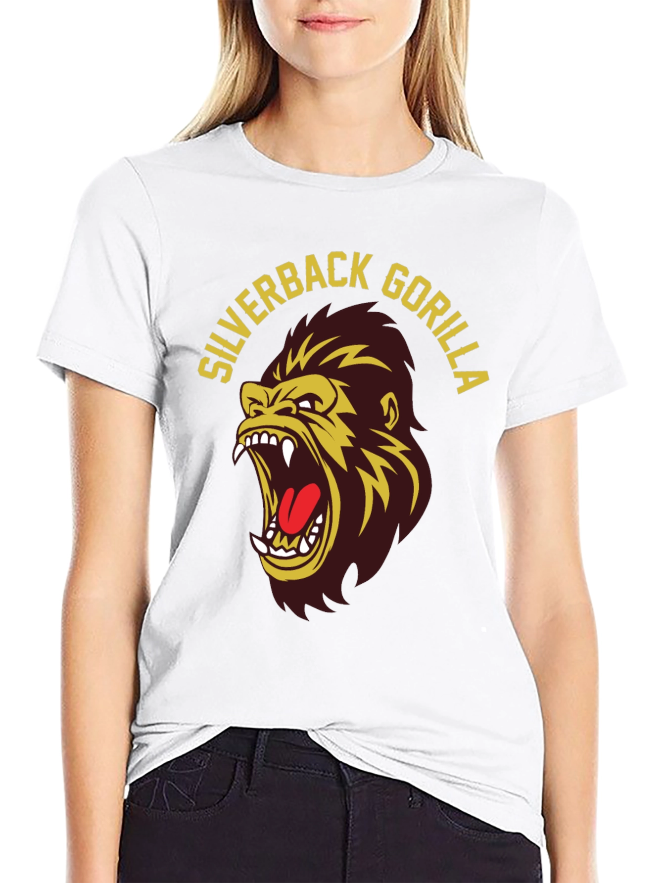 Silverback Gorilla Graphic Tee - Bold Statement Shirt