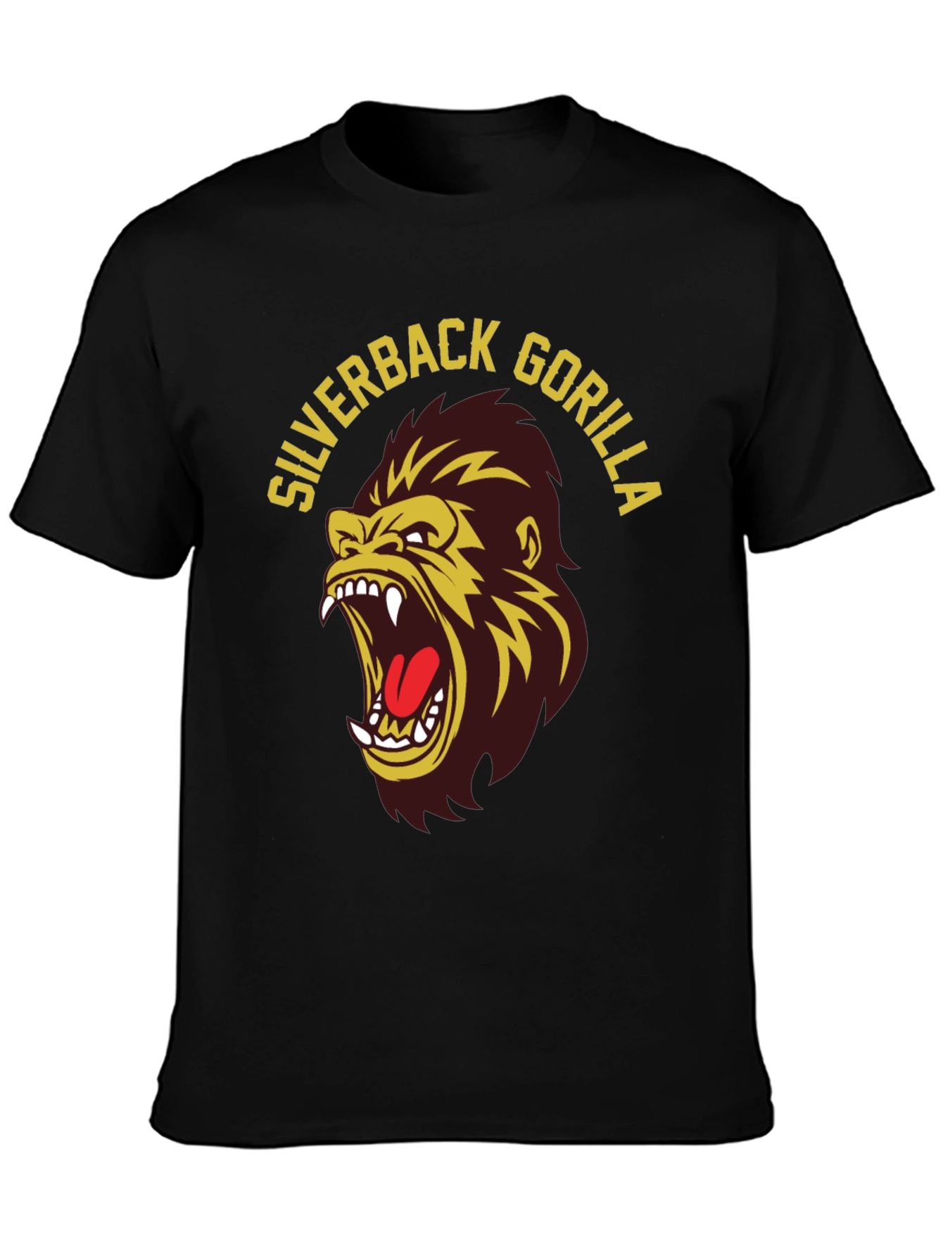 Silverback Gorilla Graphic Tee - Bold Statement Shirt