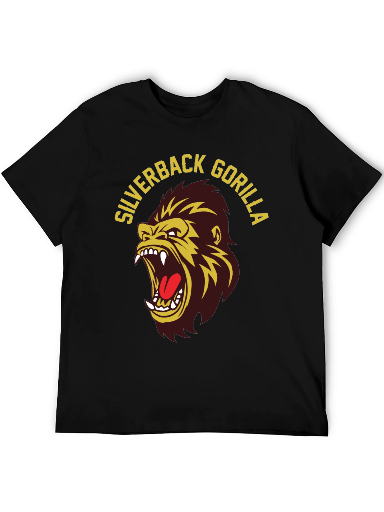 Silverback Gorilla Graphic Tee - Bold Statement Shirt