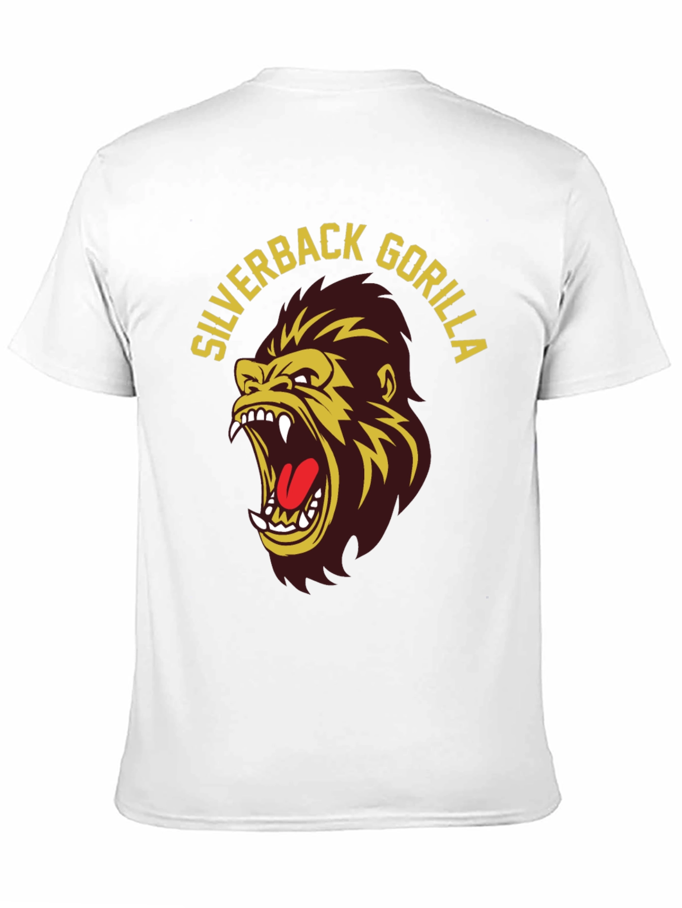 Silverback Gorilla Graphic Tee - Bold Statement Shirt