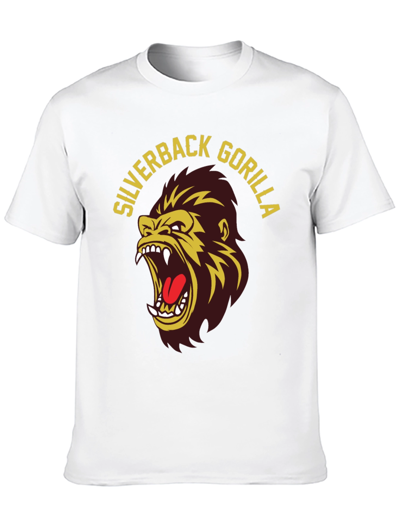 Silverback Gorilla Graphic Tee - Bold Statement Shirt