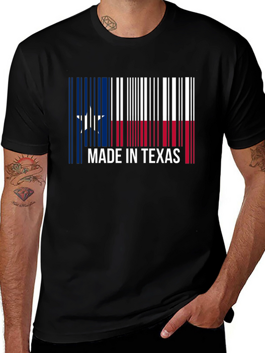 Made in Texas Barcode T-Shirt