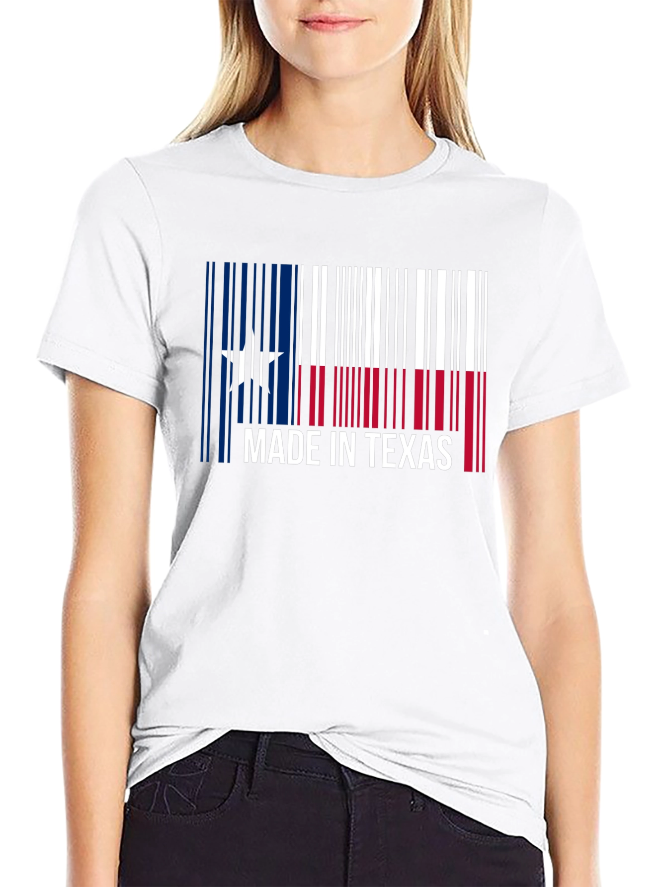 Made in Texas Barcode T-Shirt