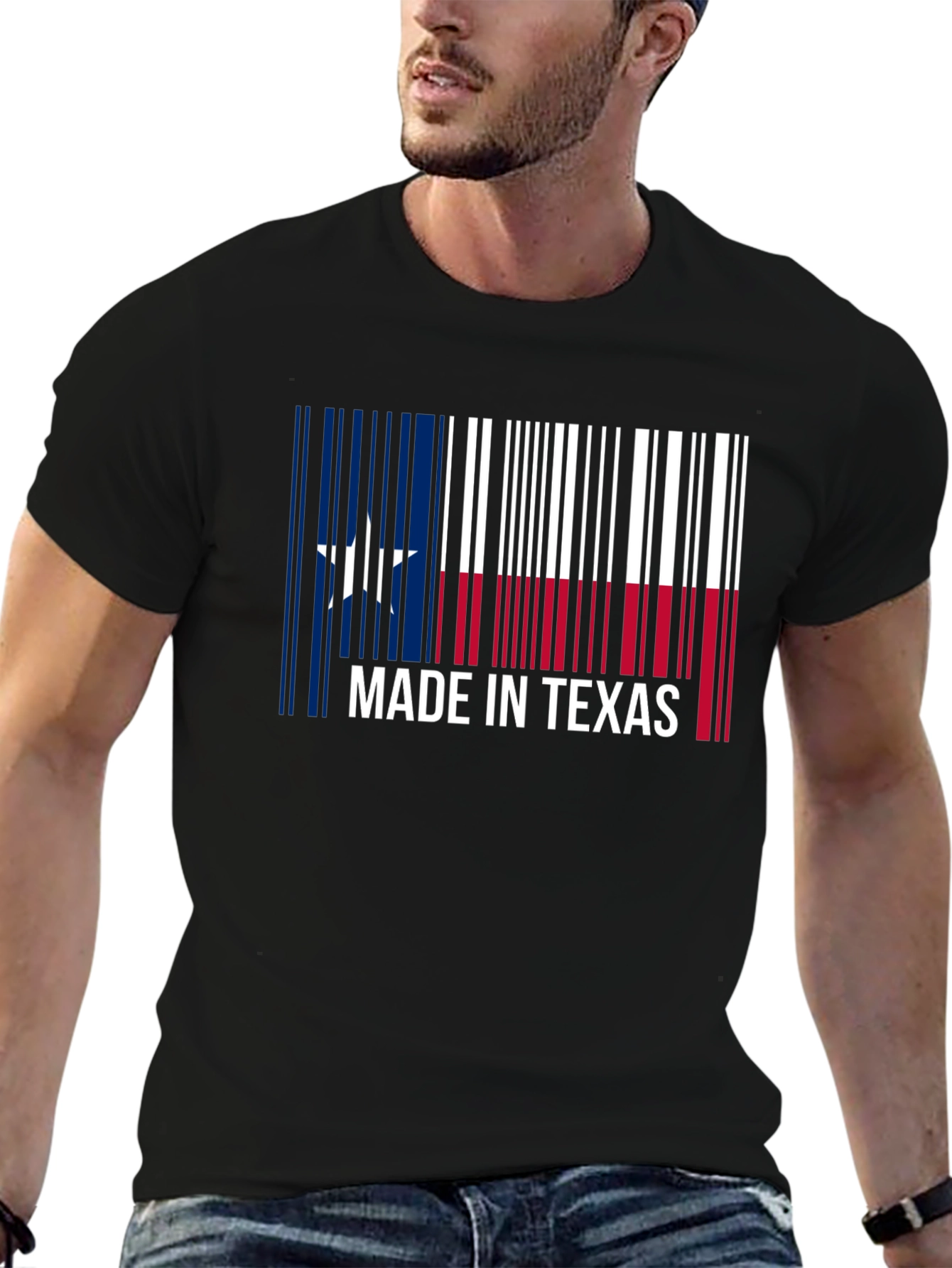 Made in Texas Barcode T-Shirt