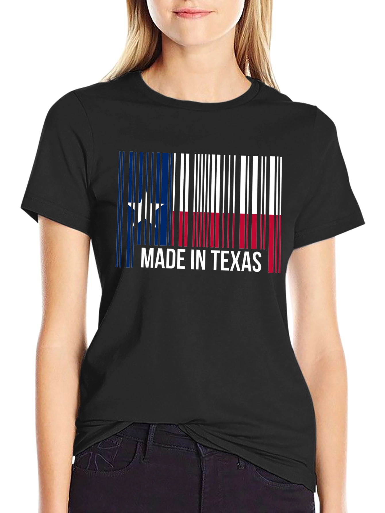 Made in Texas Barcode T-Shirt